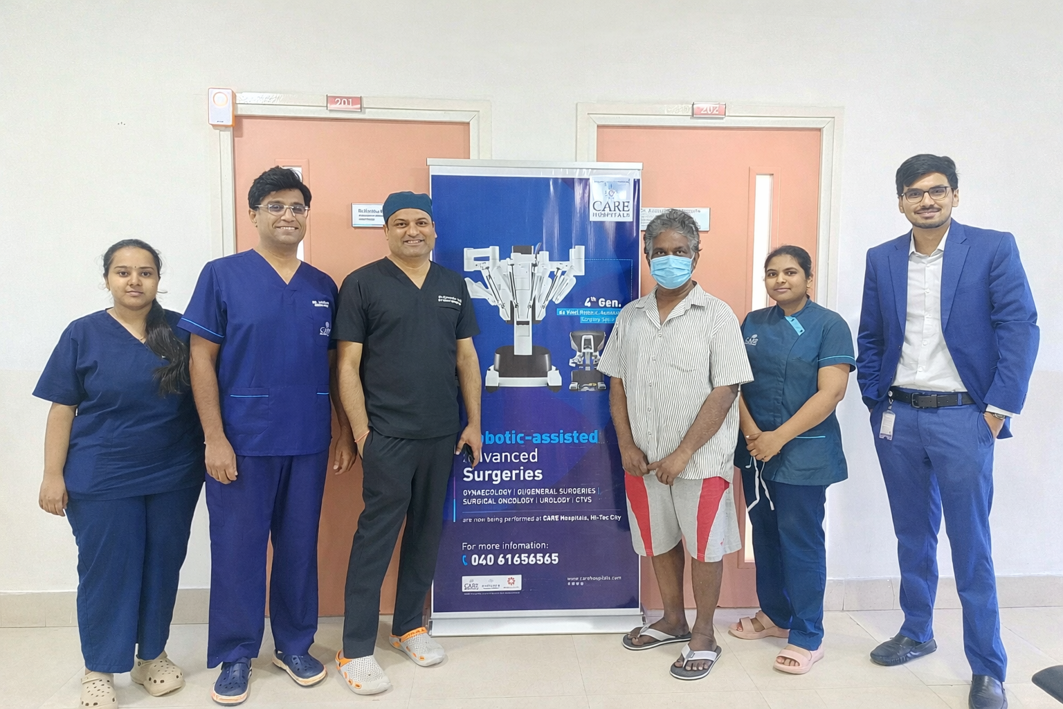 Three Weeks of &ldquo;Acidity&rdquo; Reveals Cancer: CARE Hospitals Saves Patient with Complex Robotic Surgery