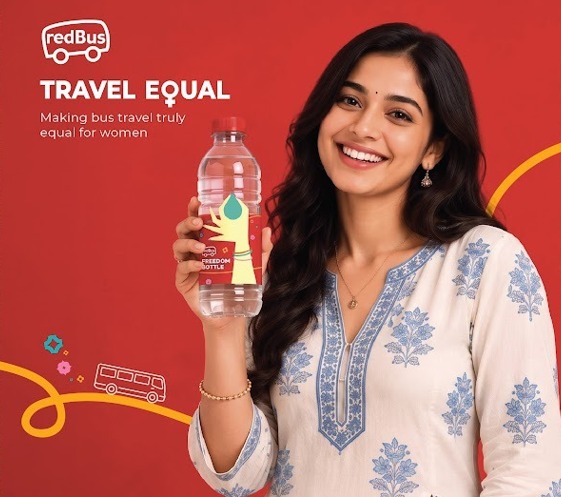 redBus launches 'Freedom Bottle' campaign in Hyderabad, encouraging women to prioritise hydration