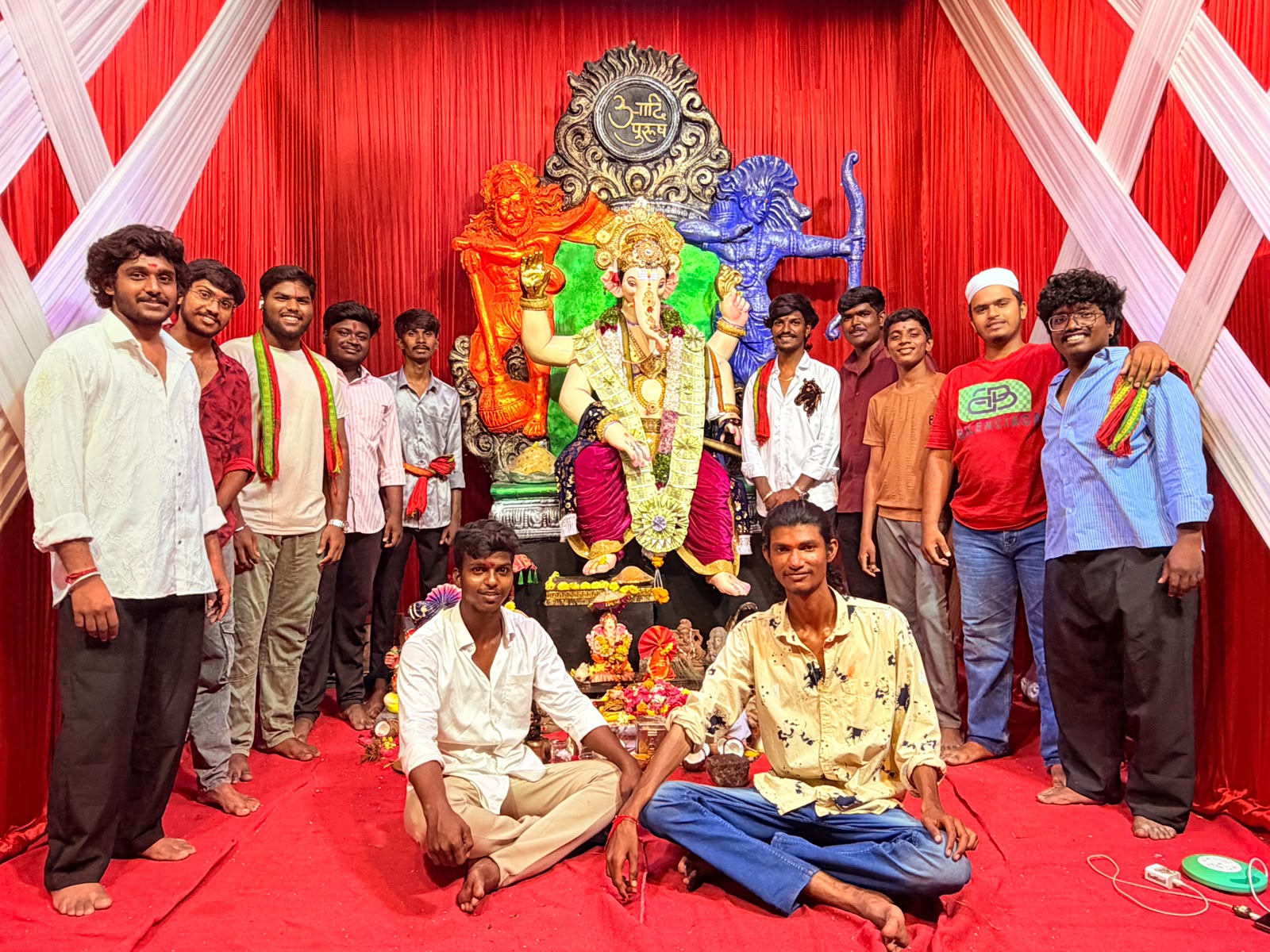Mahaakal Youth Association Installs 'Bojja Ganapayya'; Spreads Message of Unity and Brotherhood