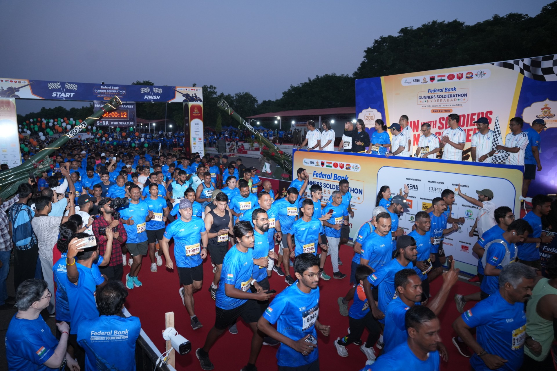 Federal Bank Gunners Soldierathon Pays Tribute to 200 Years of the Regiment of Artillery