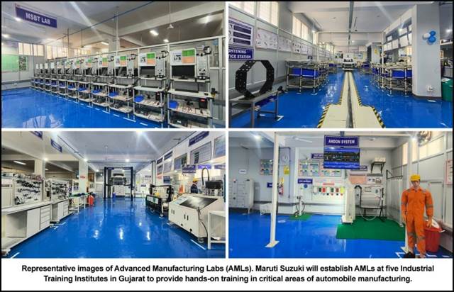 Maruti Suzuki signs MoU with Government of Gujarat to establish Advanced Manufacturing Labs in five Industrial Training Institutes