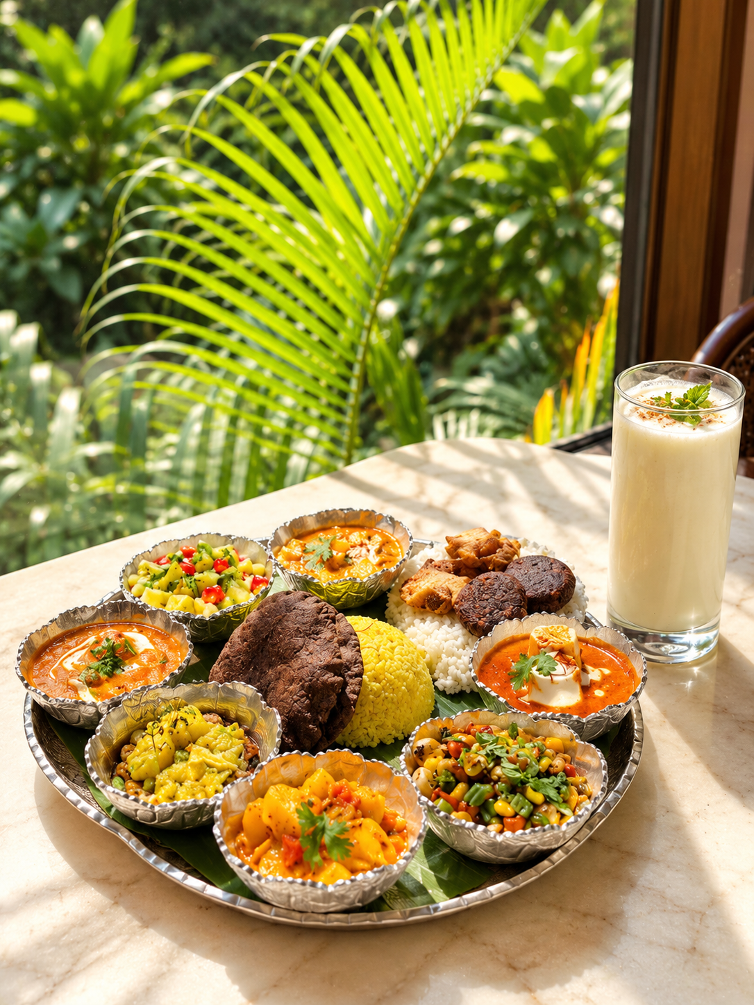 The Samavar at The Ashok Curates a Royal Navratra Thali for Navratri