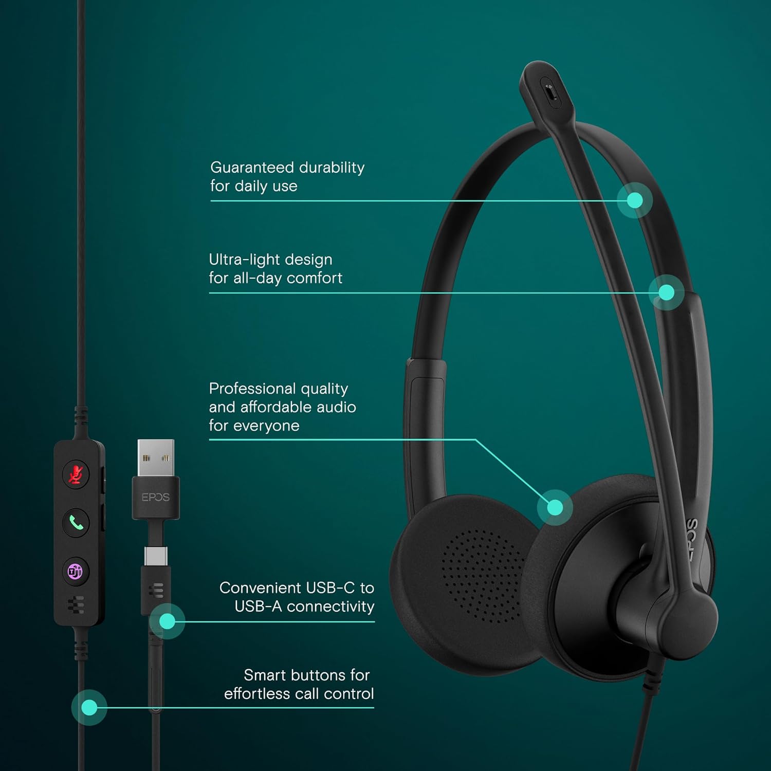 EPOS Strengthens Professional Audio Portfolio With Enhanced IMPACT 100 Wired Headset