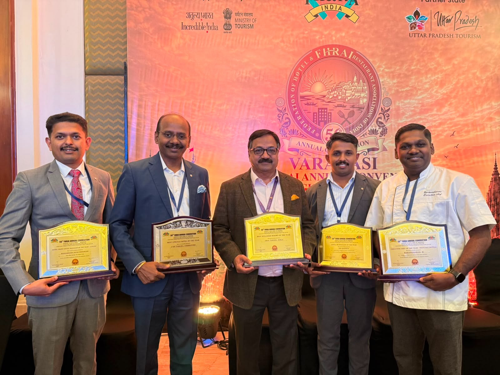 Tamara Leisure Experiences Wins Multiple Honours for Excellence in Hospitality, Leadership and Wellness at the FHRAI 56th Annual Convention