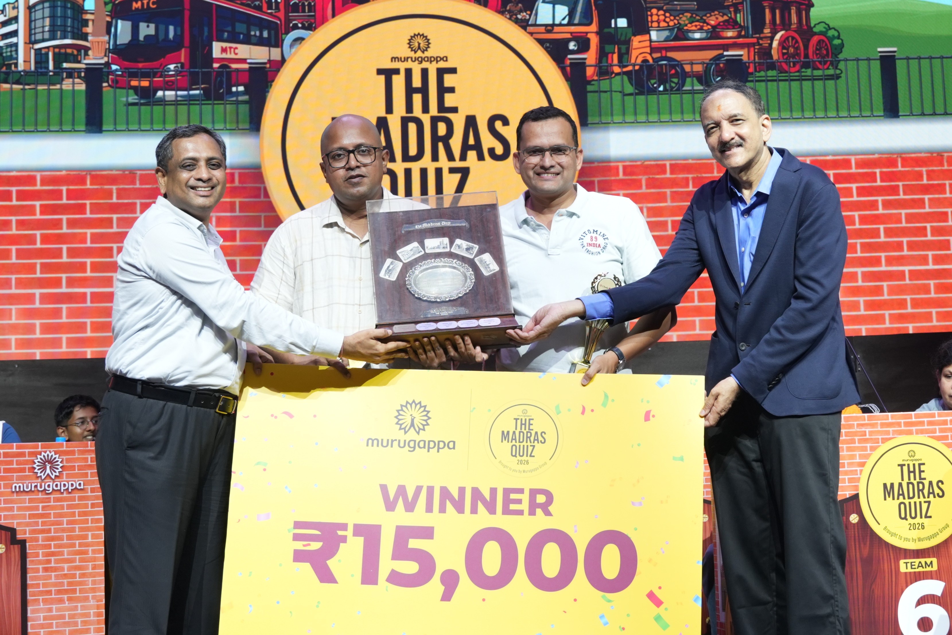 Madras Quiz for Schools attracts 88 teams; Madras Quiz (Open) brings together 78 teams