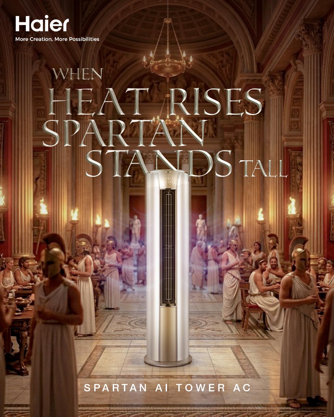 Haier India Launches Next-Gen Premium Spartan AI Tower AC Powered by AI-Atmox