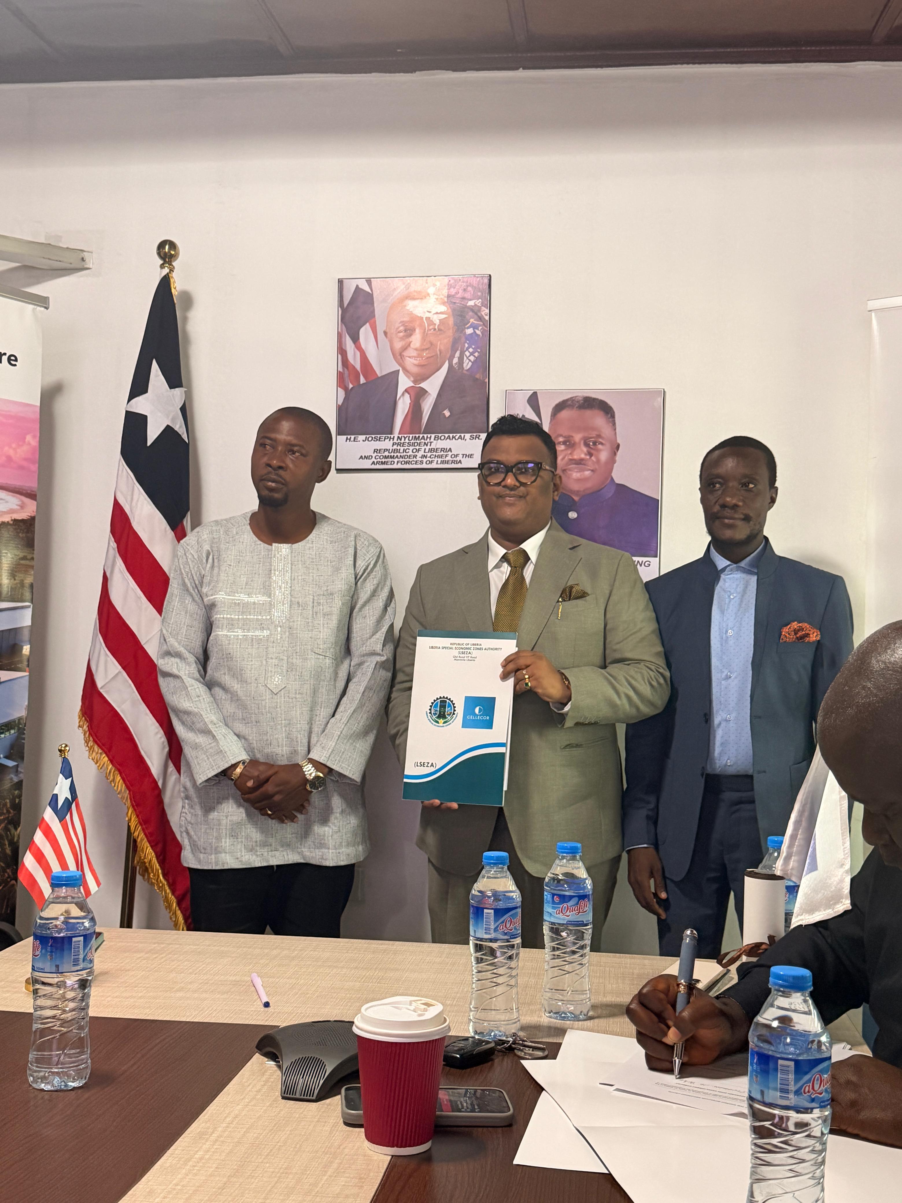 Cellecor Signs Preliminary Deal for First Overseas Manufacturing Hub, Eyes Liberia as Gateway to West Africa