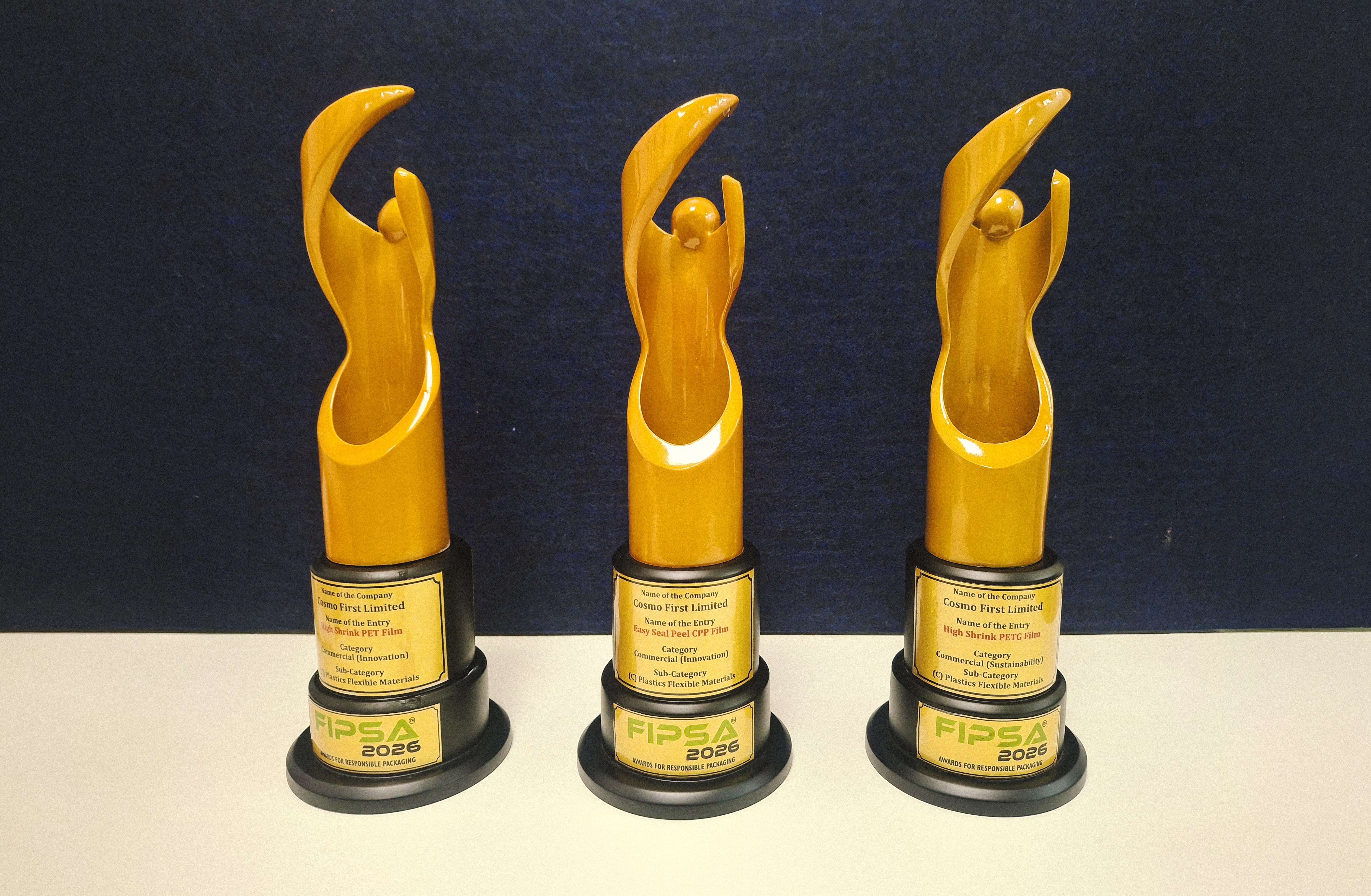 Cosmo First Wins Three Prestigious FIPSA 2026 Awards for Responsible Packaging Solutions