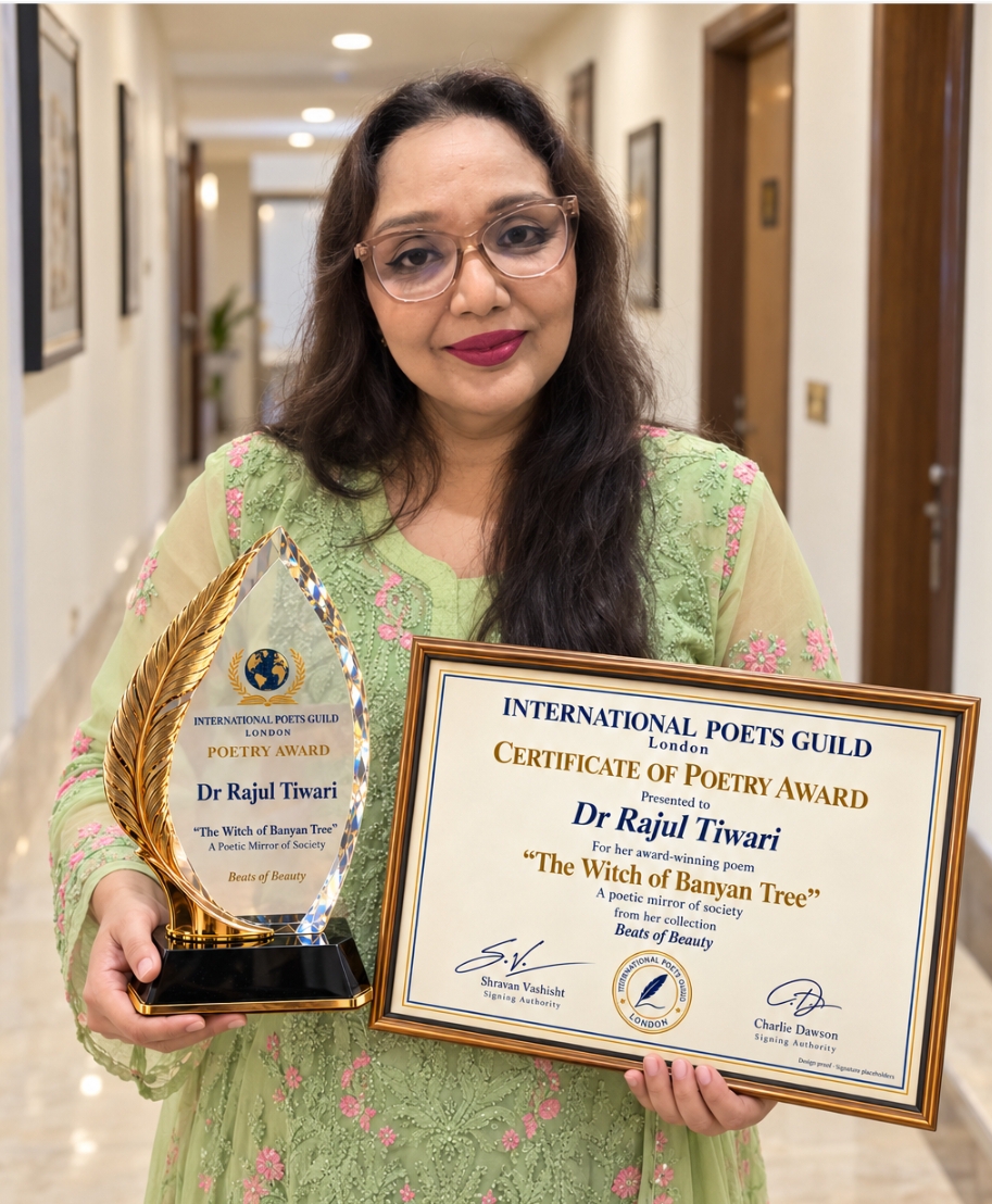 Indian Poet Dr. Rajul Tiwari&rsquo;s &ldquo;The Witch of Banyan Tree&rdquo; Receives International Recognition for Its Social Impact