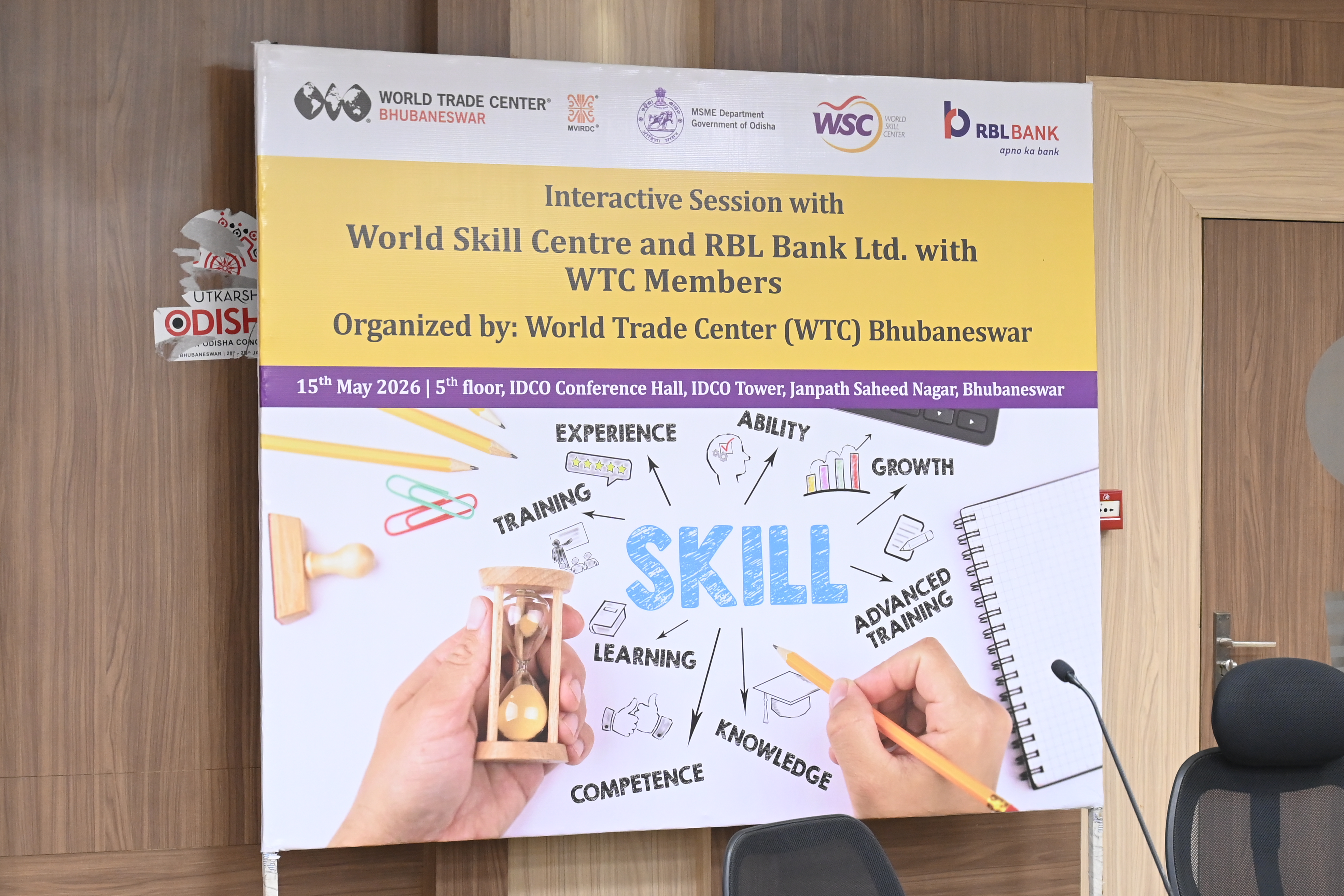 WTC Bhubaneswar, World Skill Centre and RBL Bank Organize Interactive Session on Skill Development and MSME Banking