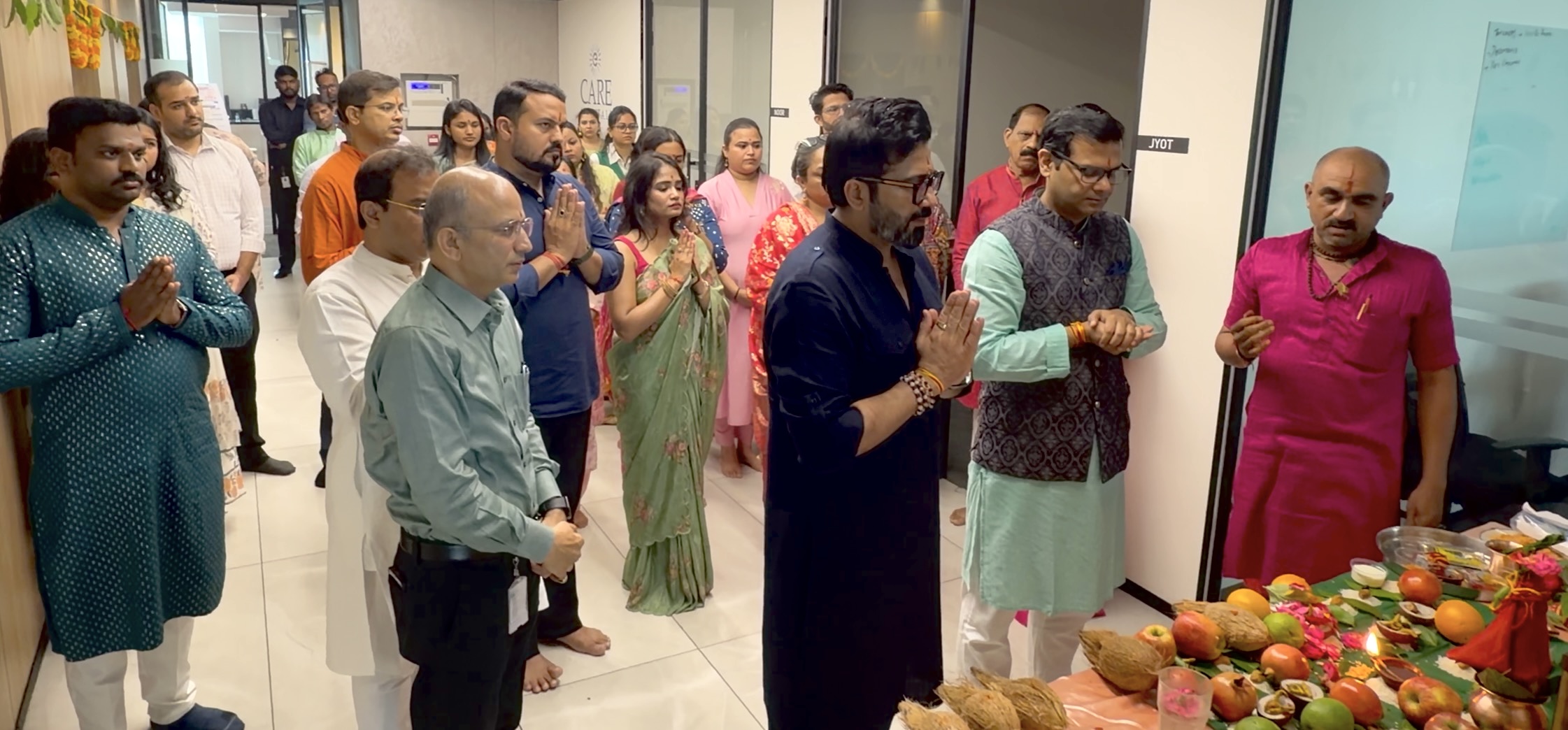 CARE Hospitals Celebrates Durga Puja and Bathukamma at Corporate Office