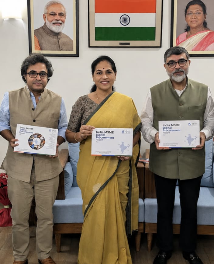 Union MoS Sushree Shobha Karandlaje Unveils India SME Forum's Largest-Ever Survey on MSME Digital Procurement