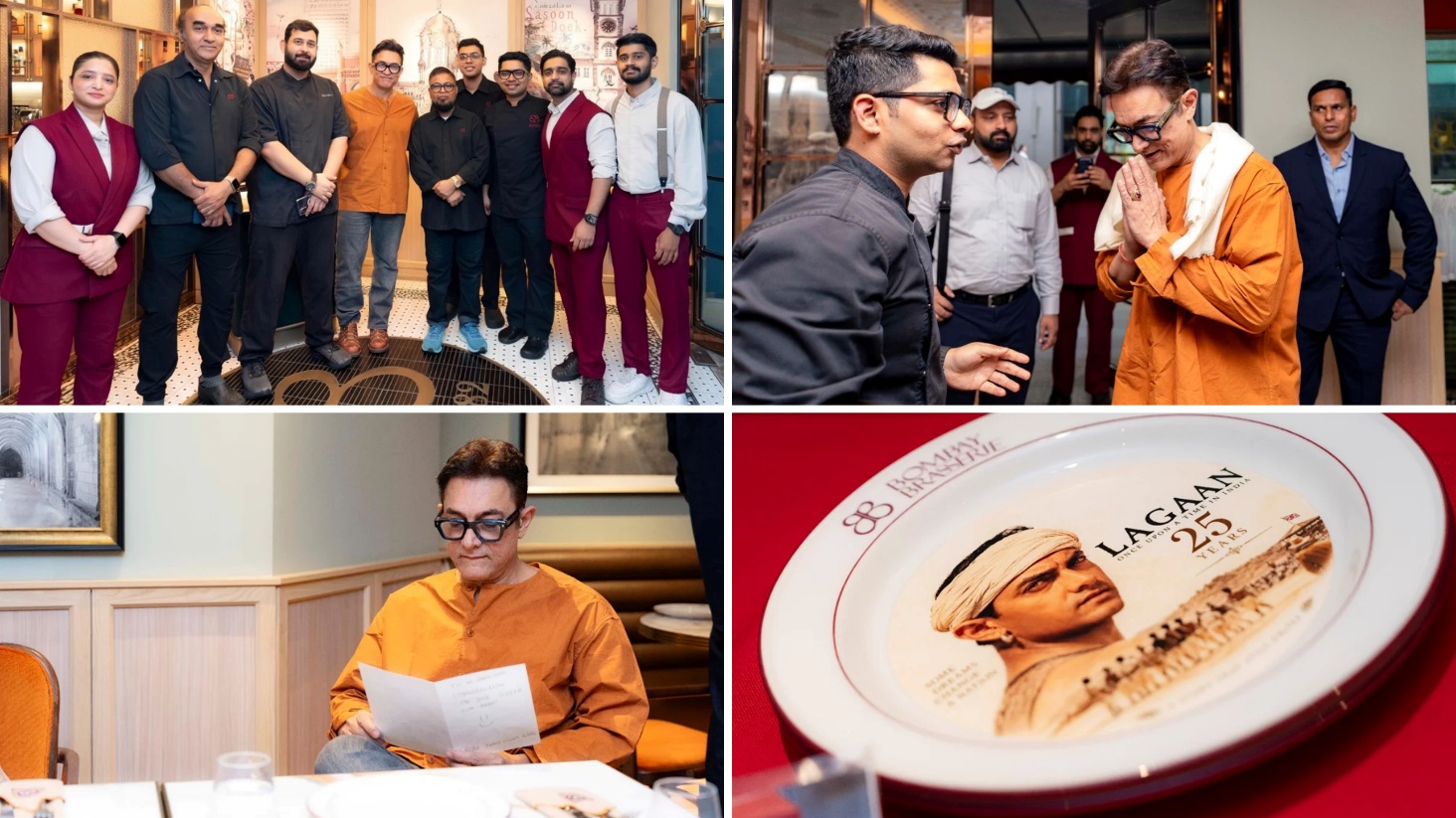 Bombay Brasserie Singapore Welcomes Aamir Khan For A Lunch With A Special Lagaan Tribute