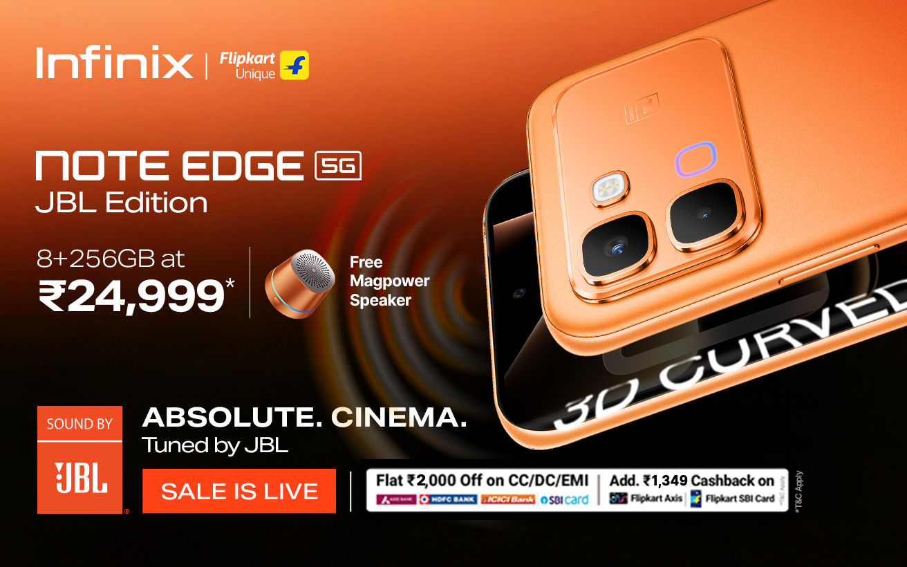 Entertainment Just Got an Edge: Infinix Launches LImited Units of NOTE EDGE JBL Edition