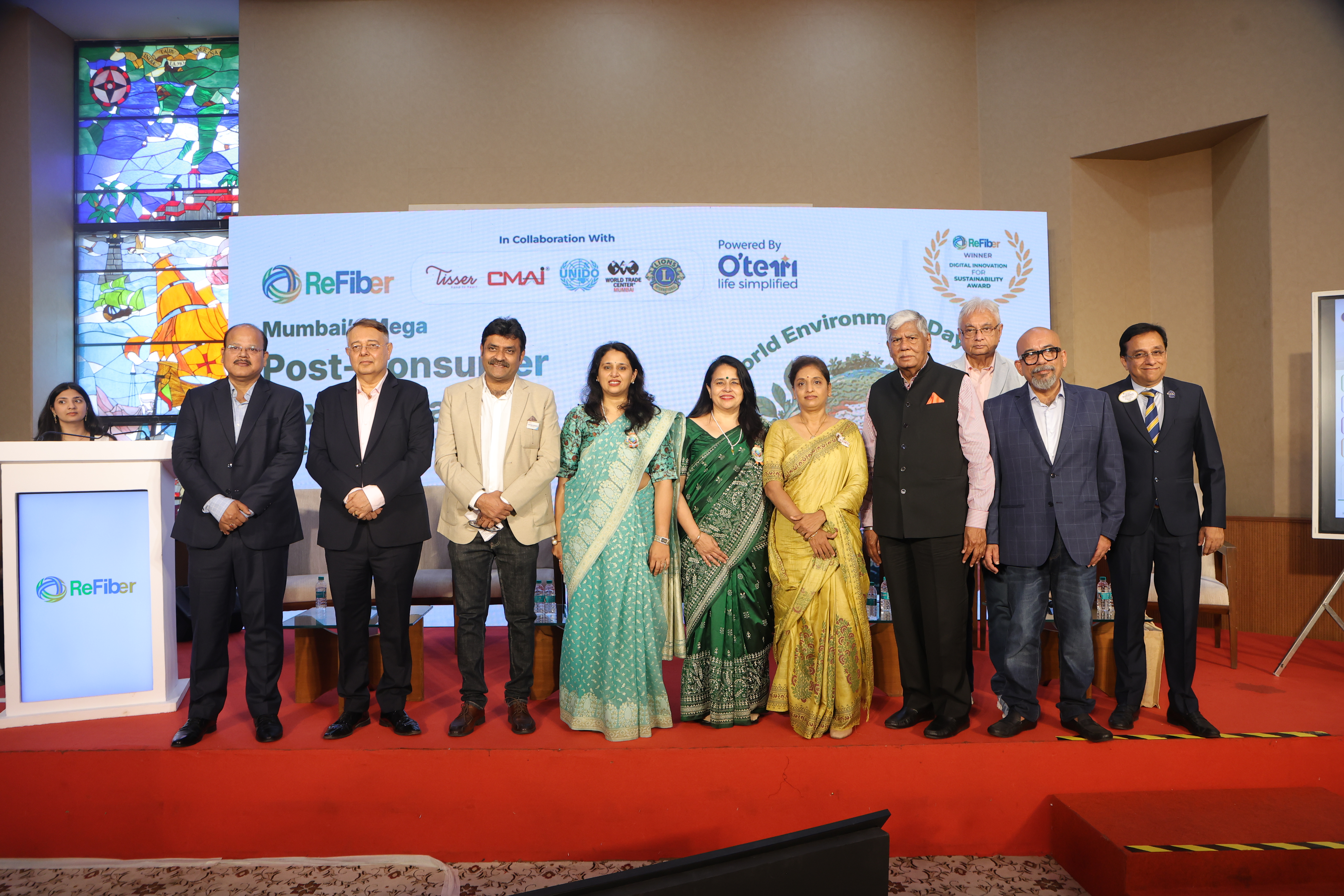 Textile Commissioner Vrunda Desai Launched Mumbai&rsquo;s Mega Post-Consumer Textile Waste Collection & Upcycling Initiative with ReFiber & OterRi