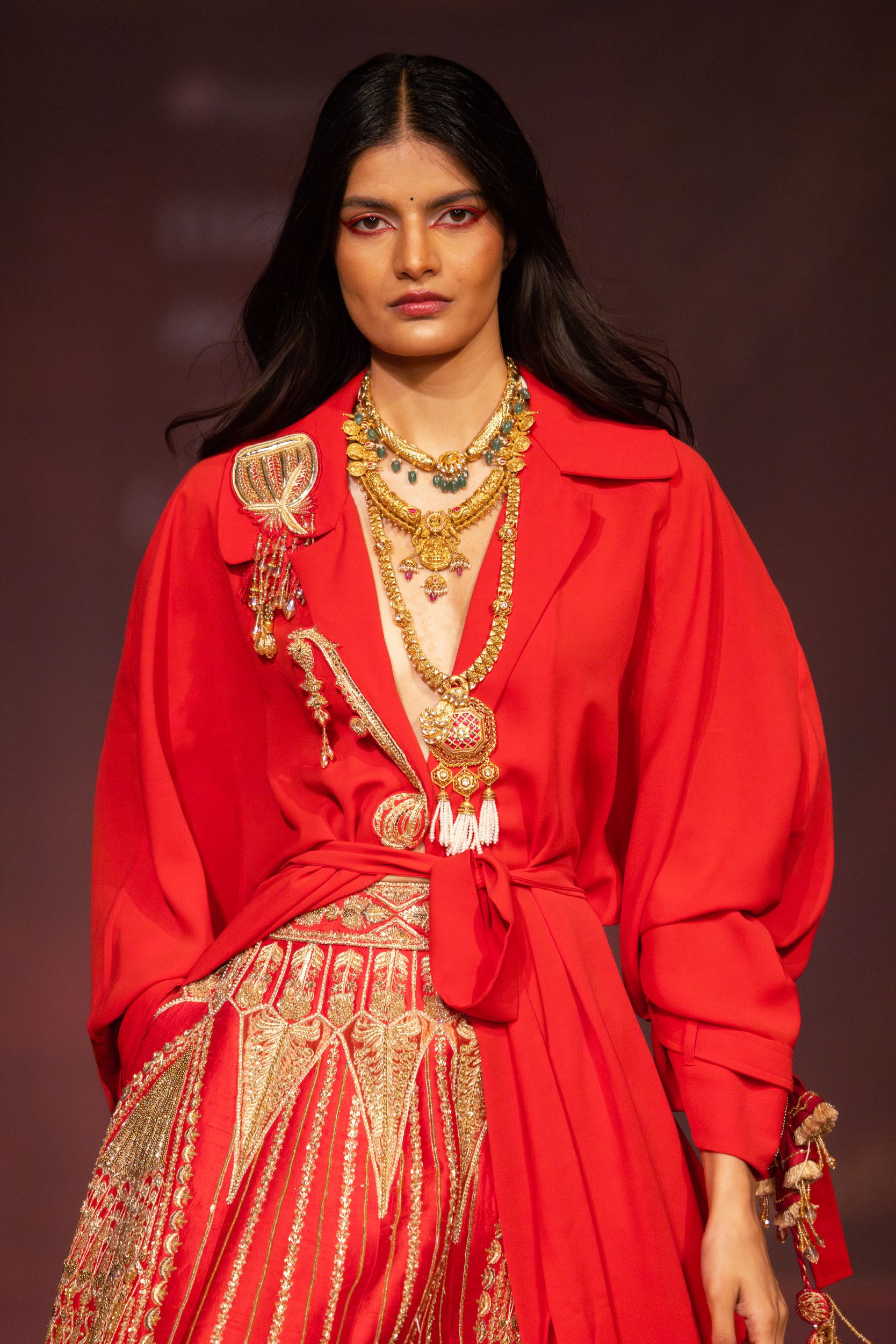 Indriya, Aditya Birla Jewellery, curates exclusive gold, heirloom-inspired and temple craftsmanship for House of Masaba's bridal showcase at India Couture Week