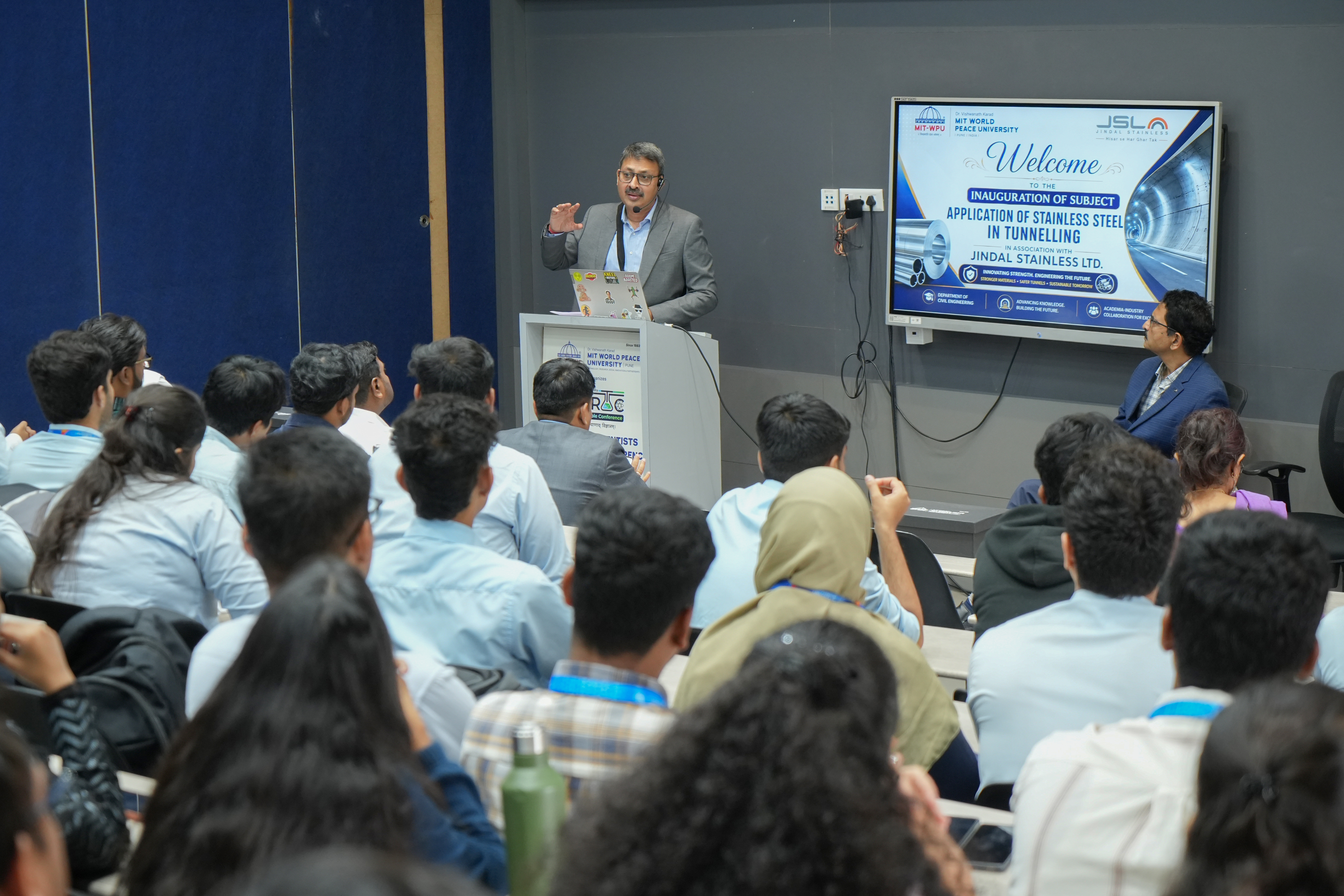 Jindal Stainless Partners with MIT-WPU to Introduce Specialised Course on Tunnel Infrastructure