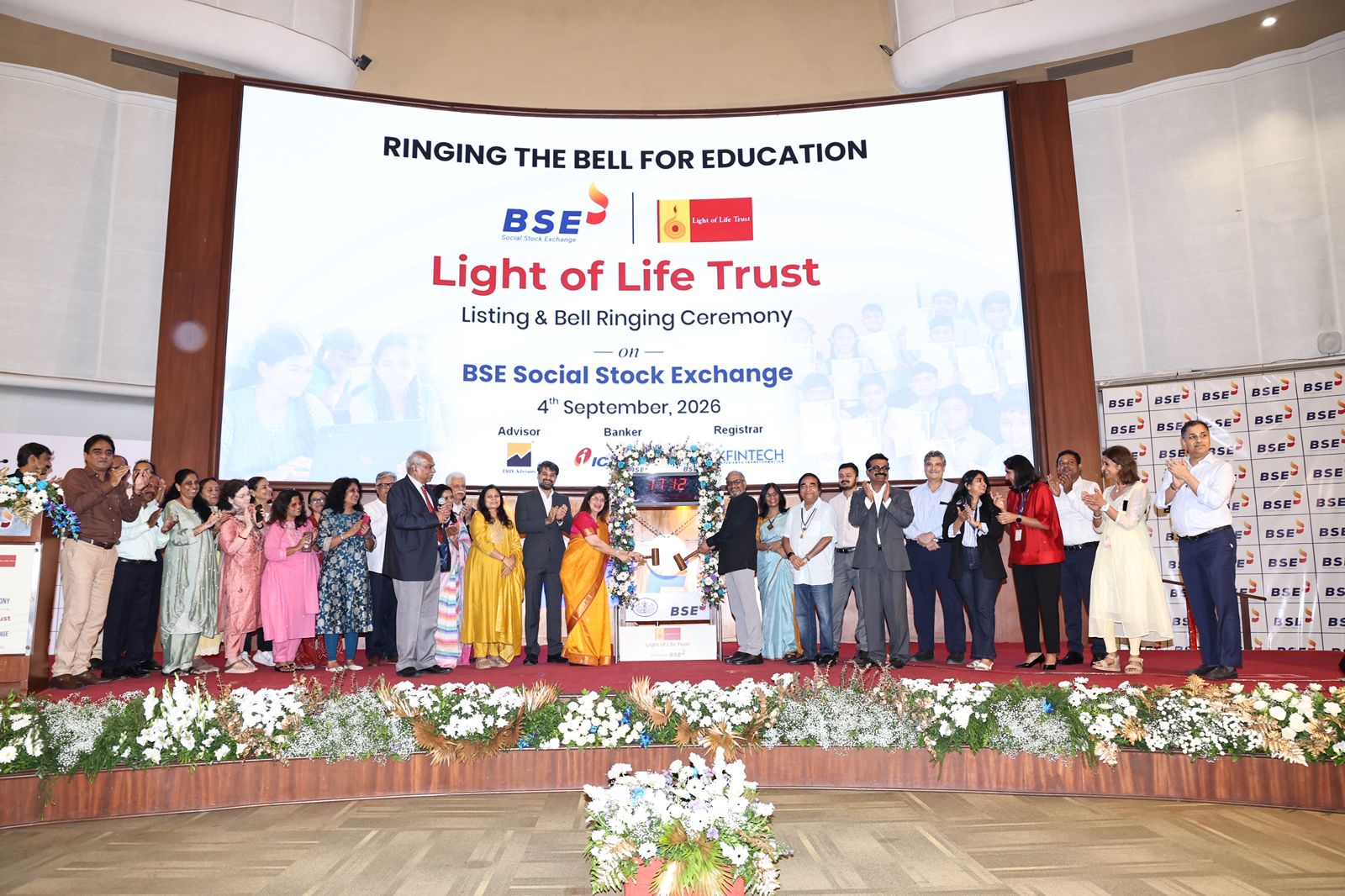 for Press Release Consideration | Light of Life Trust Lists on BSE Social Stock Exchange | ₹1.27 Crore ZCZP Issue