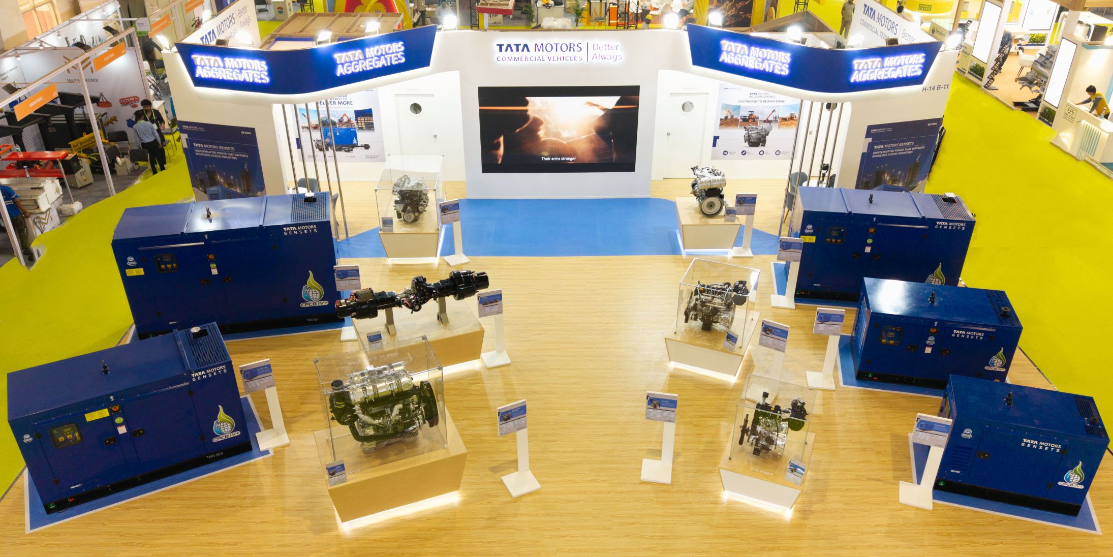 Tata Motors showcases next-generation aggregates portfolio at Bauma CONEXPO India 2026