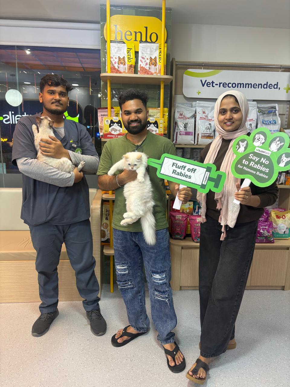 Supertails vaccinates 300 dogs and cats against rabies across Bengaluru in a three-day World Rabies Day drive