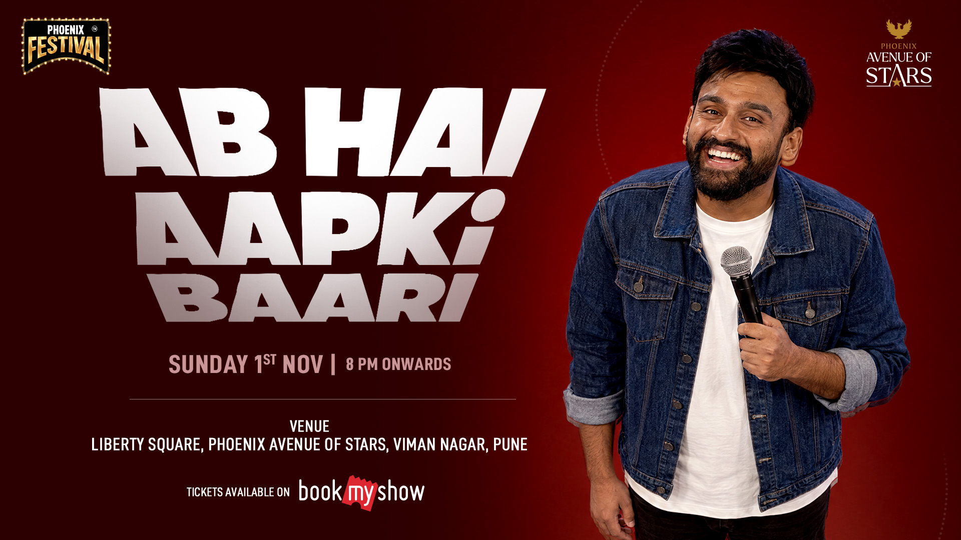 A Night of Comedy Awaits as Inder Sahani Takes the Stage at Phoenix Avenue of Stars, Pune