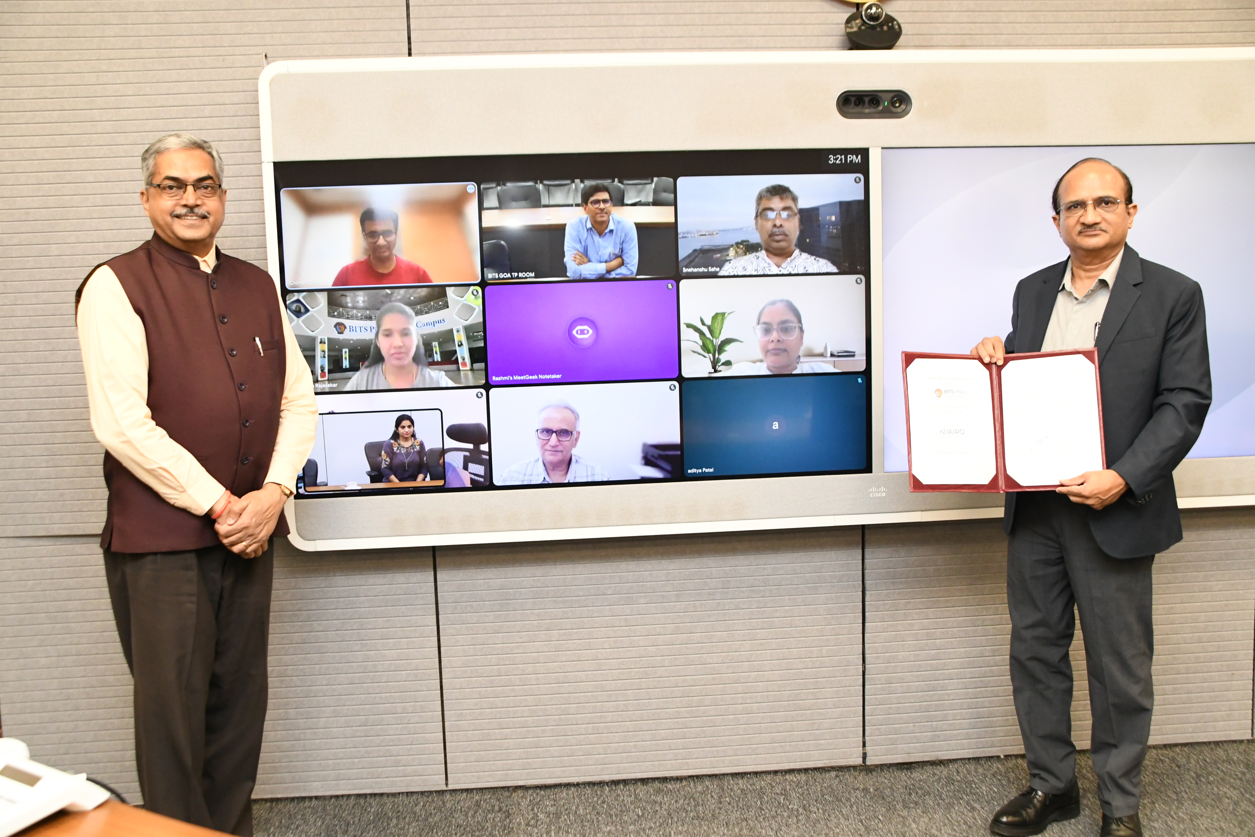 BITS Pilani and Indian AI Research Organisation Sign MoU to Strengthen India's AI Research and Talent Ecosystem