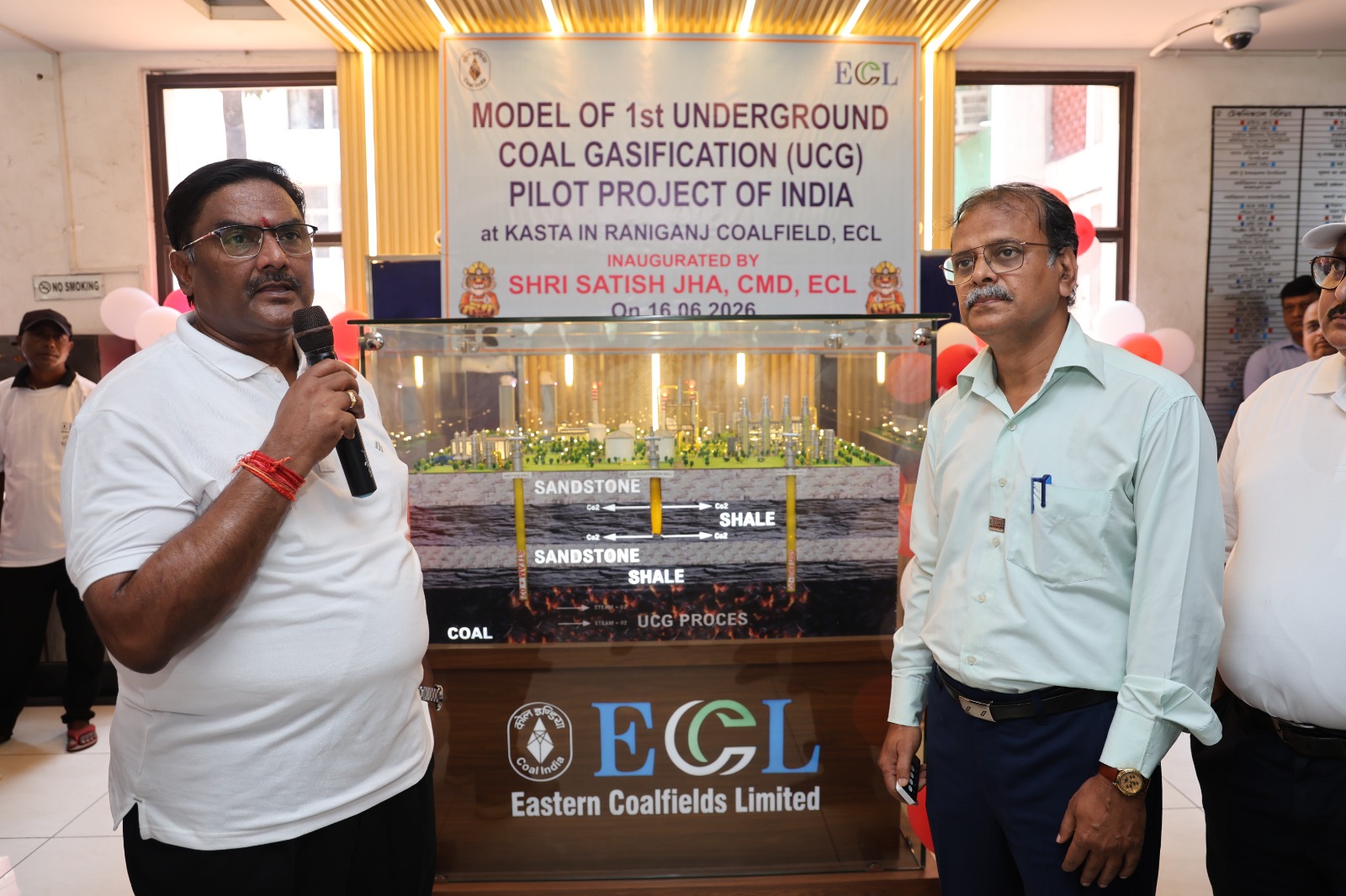 CMD, ECL Inaugurates Working Display Model on Underground Coal Gasification