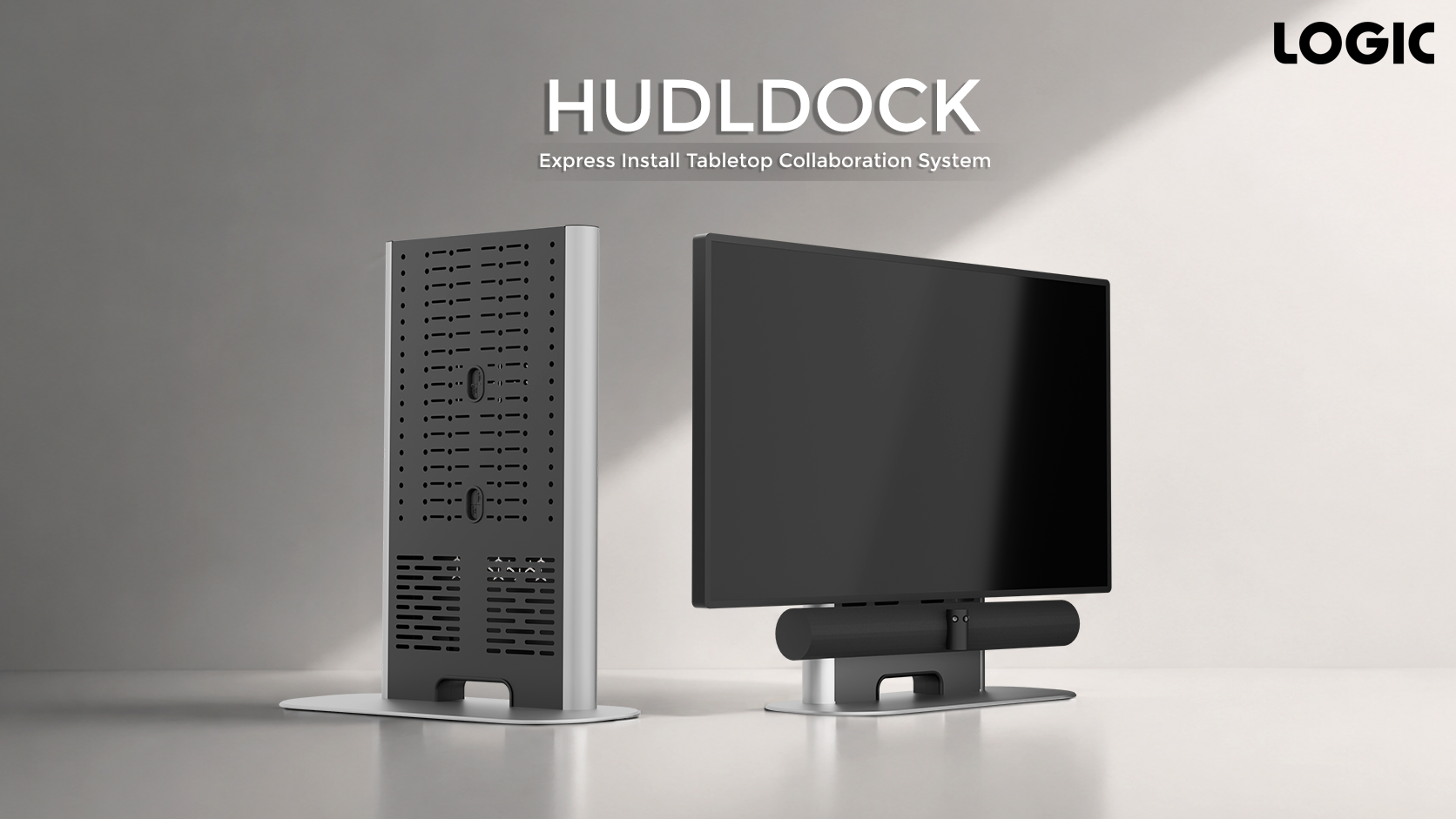 LOGIC Expands Workspaces Portfolio with HudlDock: A Tool-Free AV Solution for Huddle Rooms