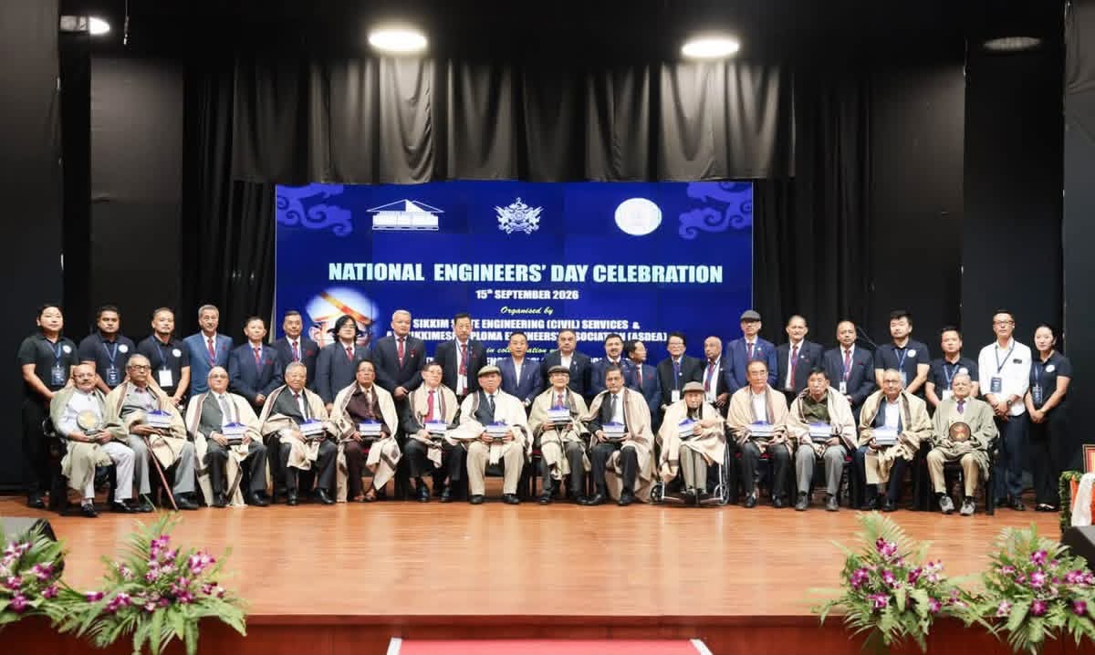 CM Prem Singh Tamang Calls for Innovation and Integrity Among Engineers on National Engineers’ Day