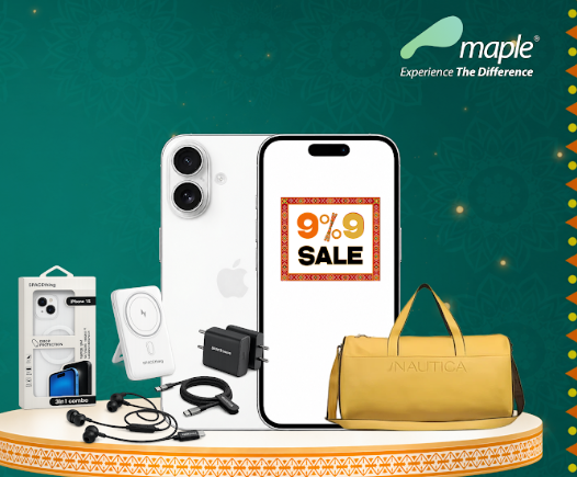 Maple Launches 9/9 Navratri Sale: 9% Off on Nine Certified Pre-Owned Devices Every Day