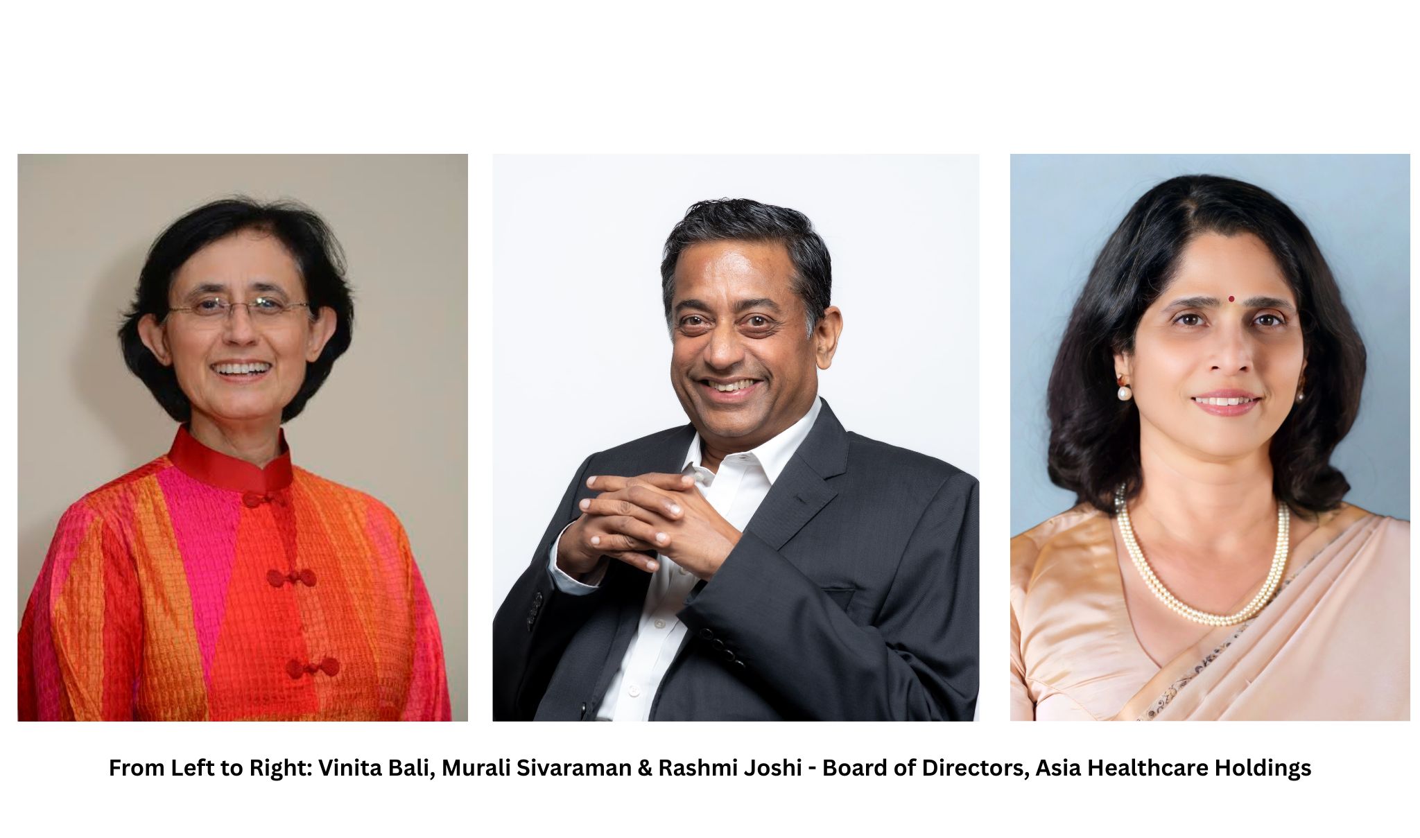 Asia Healthcare Holdings announces appointment of three new Independent Directors on the board