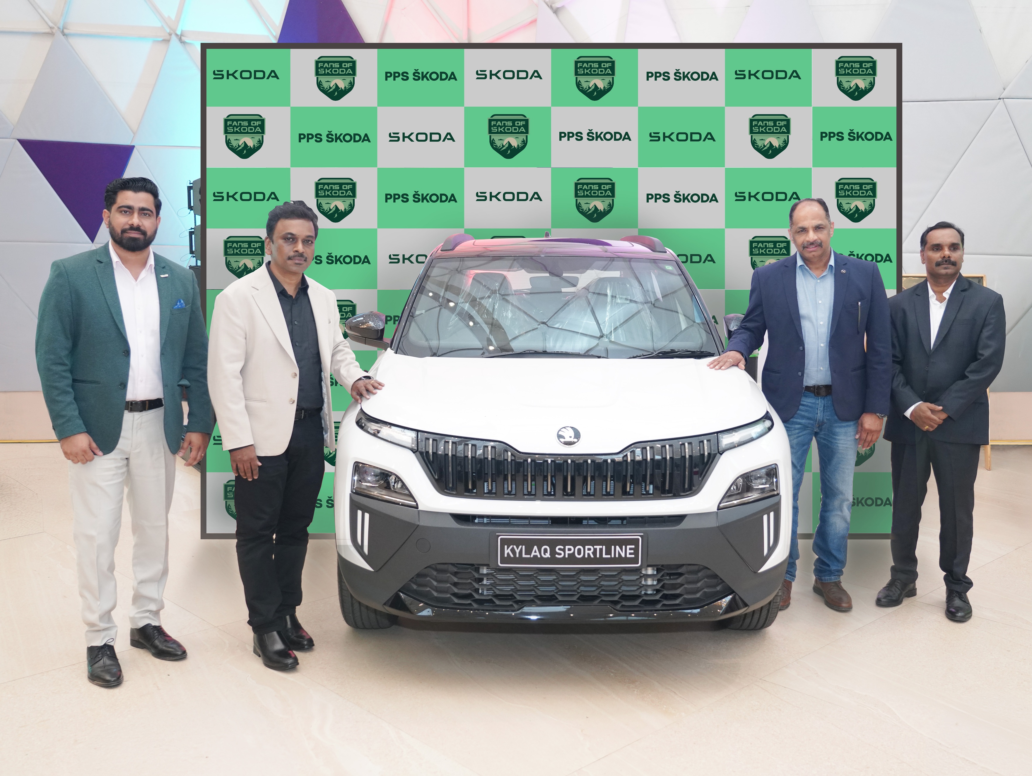 PPS Škoda celebrates Onam with delivery of 150 vehicles in Kerala; Unveils new Škoda Kylaq Sportline model