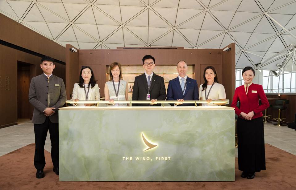 Cathay Pacific redefines the lounge experience with its newly redesigned flagship lounge The Wing, First in Hong Kong