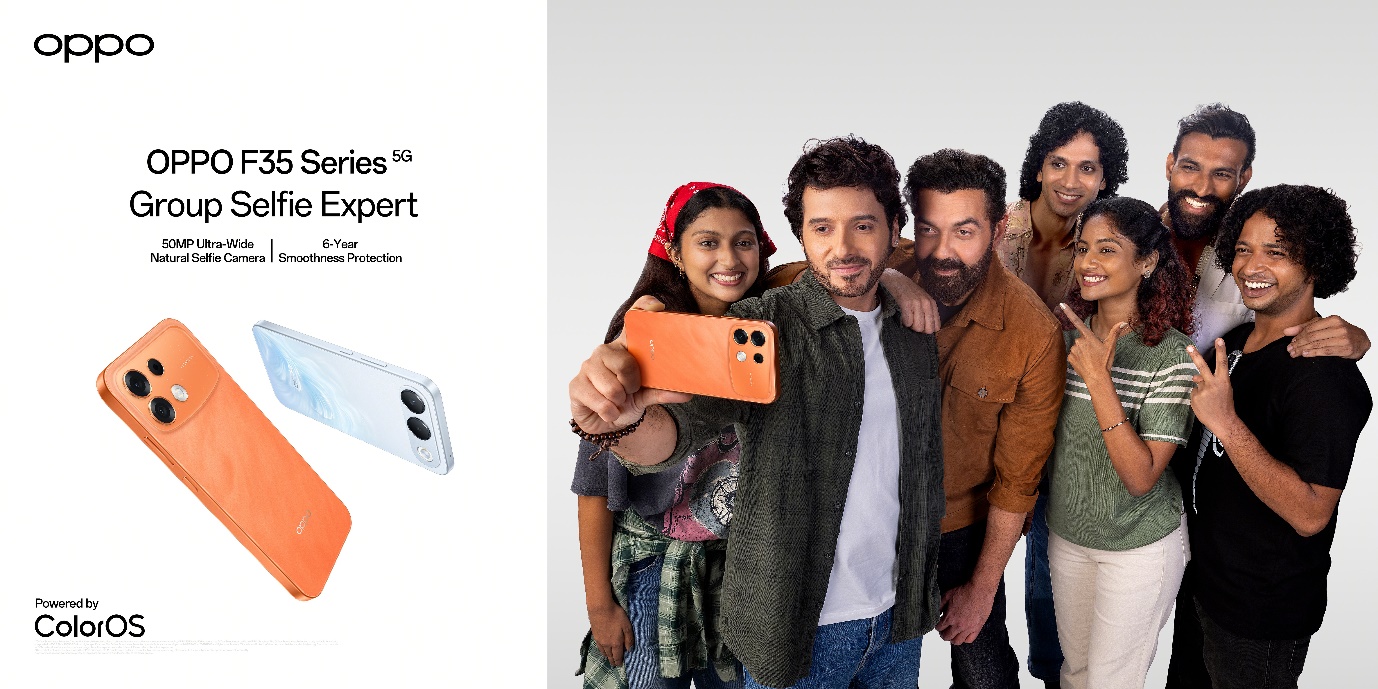OPPO India Unveils Jitna Bada Dil, Utni Badi Selfie Campaign ft. Bobby Deol and Divyenndu Sharma Ahead of the OPPO F35 Series Launch