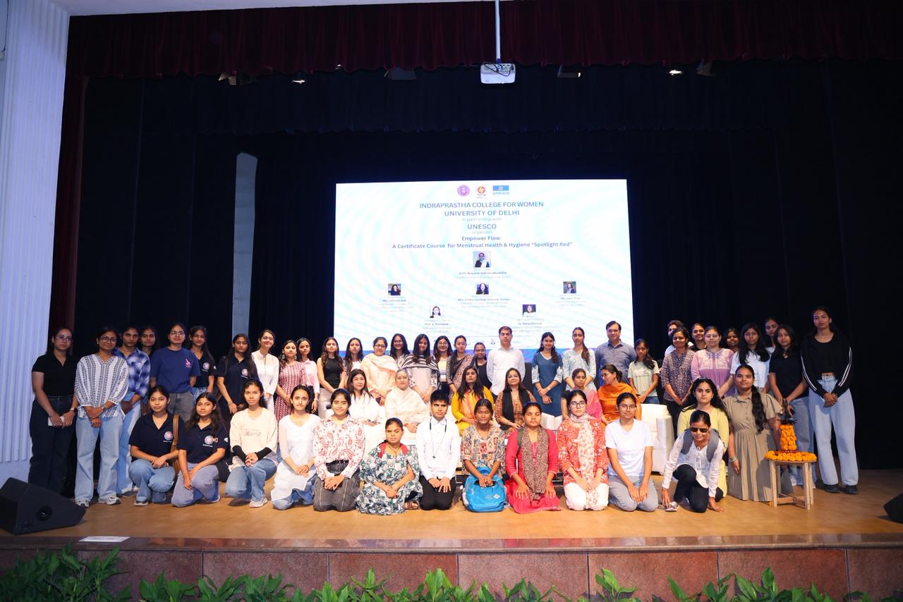 Delhi University’s IPCW, UNESCO Launch India’s First Certificate Course on Menstrual Health