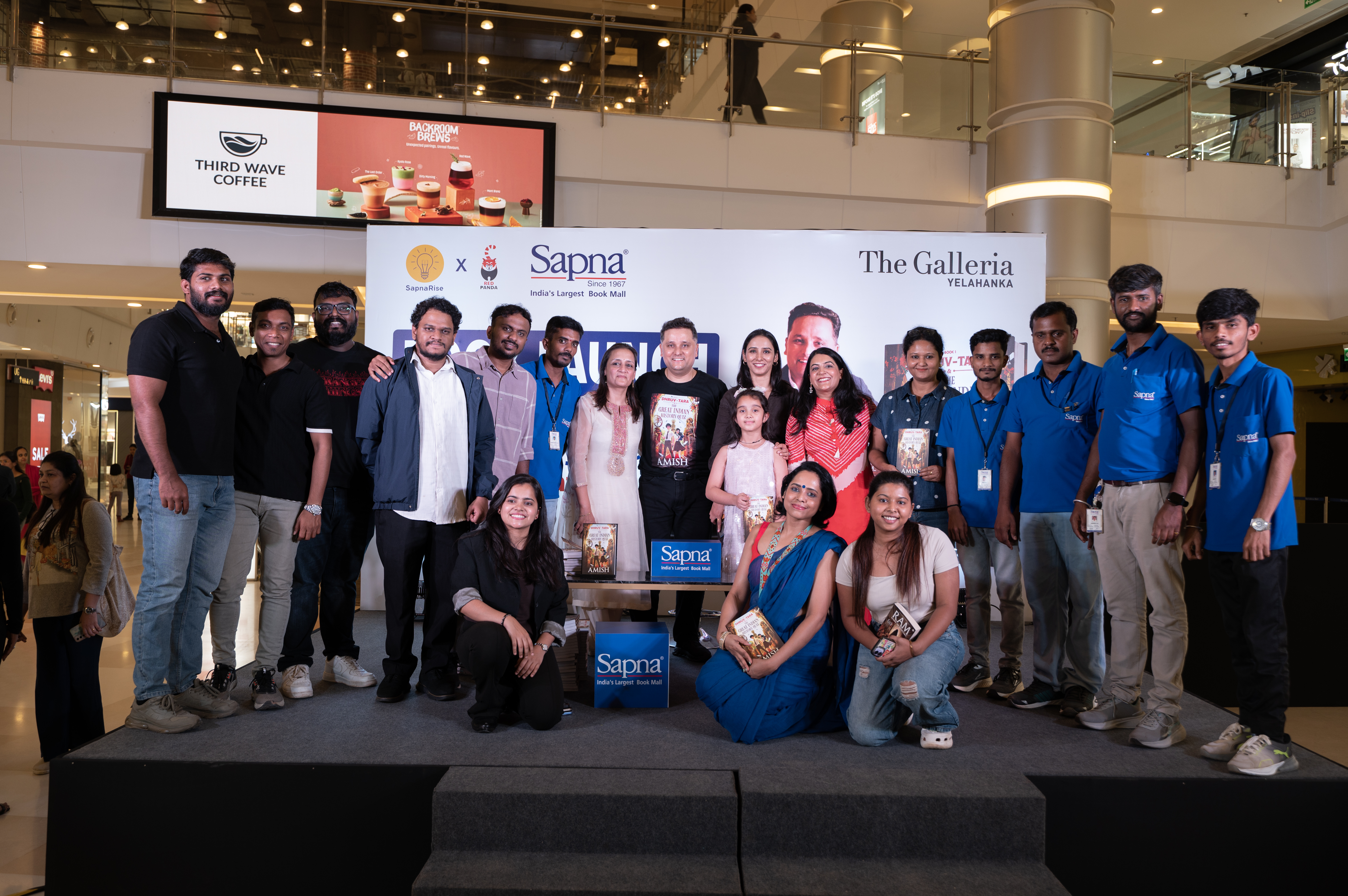 The Galleria Mall and Sapna Book House Successfully Host &lsquo;Sapna Rise with Amish Tripathi&rsquo;, Celebrating Literature, Storytelling and Community