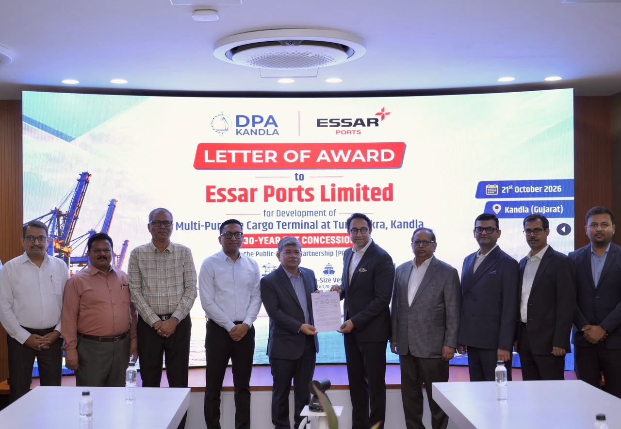 Essar Ports Secures LOA for Tuna Tekra Multipurpose Cargo Terminal at Kandla