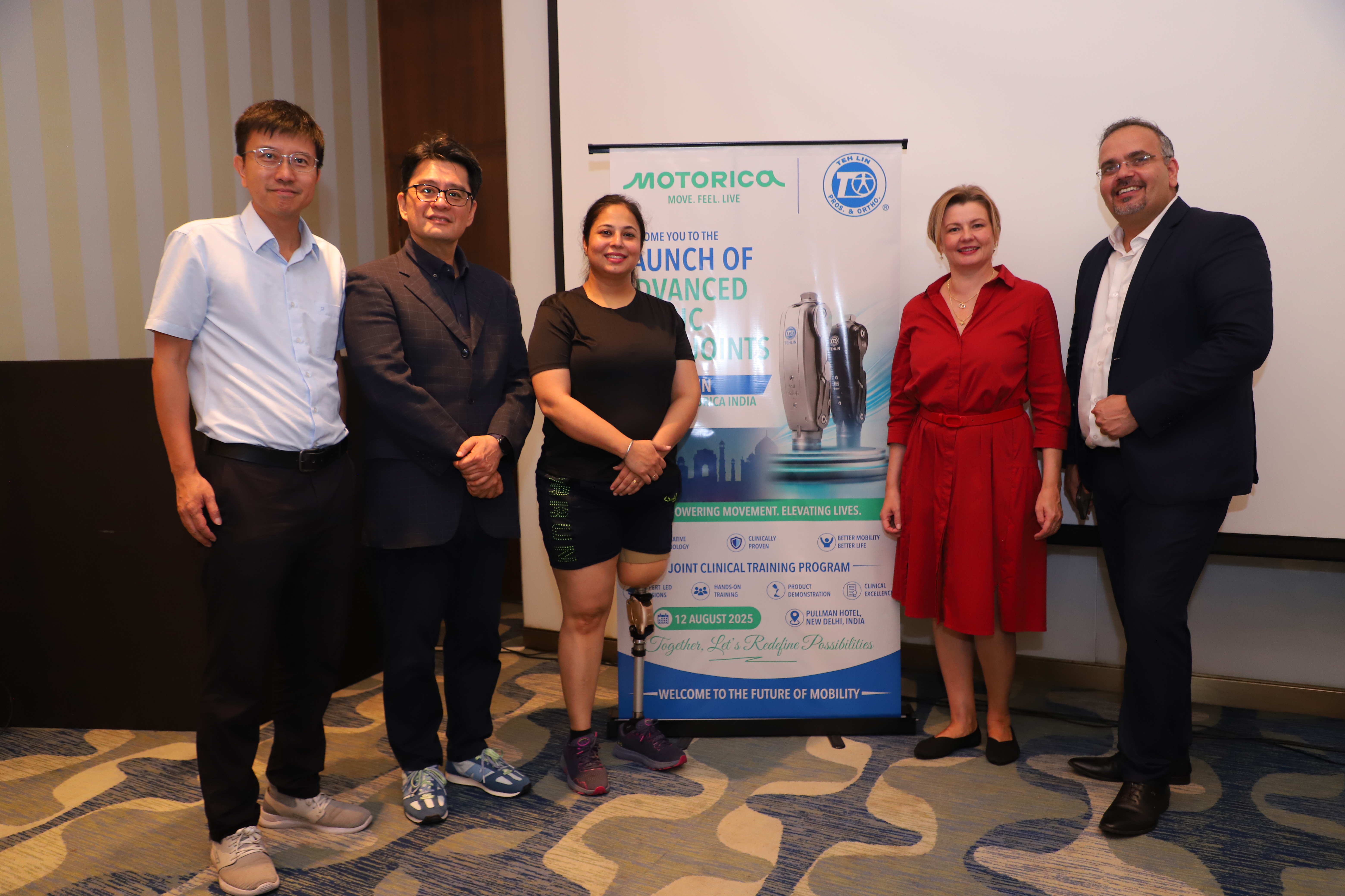 Motorica has become an exclusive representative of TEHLIN in India, expanding access to lower-limb prosthetic technologies