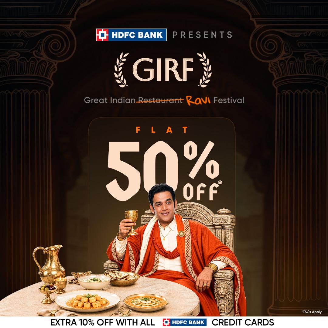 Swiggy Dineout turns GIRF into The Great Indian Ravi Festival with Ravi Kishan