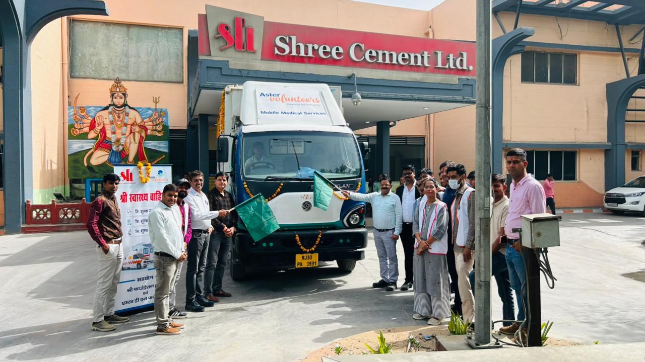 Shree Cement Limited and Aster DM Foundation Launch &ldquo;Shree Swasthya Vahini&rdquo; Mobile Medical Unit to Strengthen Rural Healthcare Access