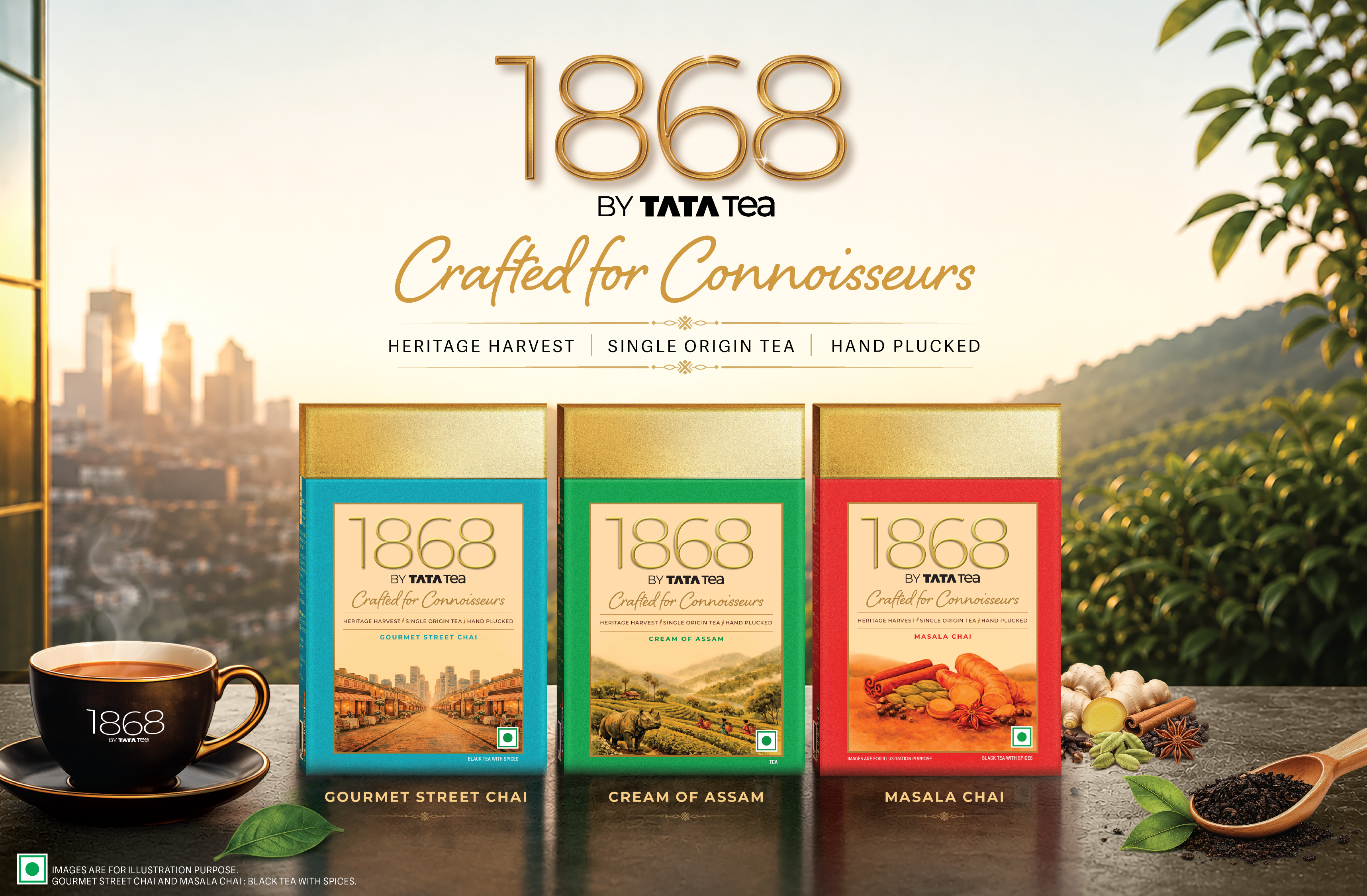 1868 by Tata Tea invites India to discover what exceptional tea can taste like