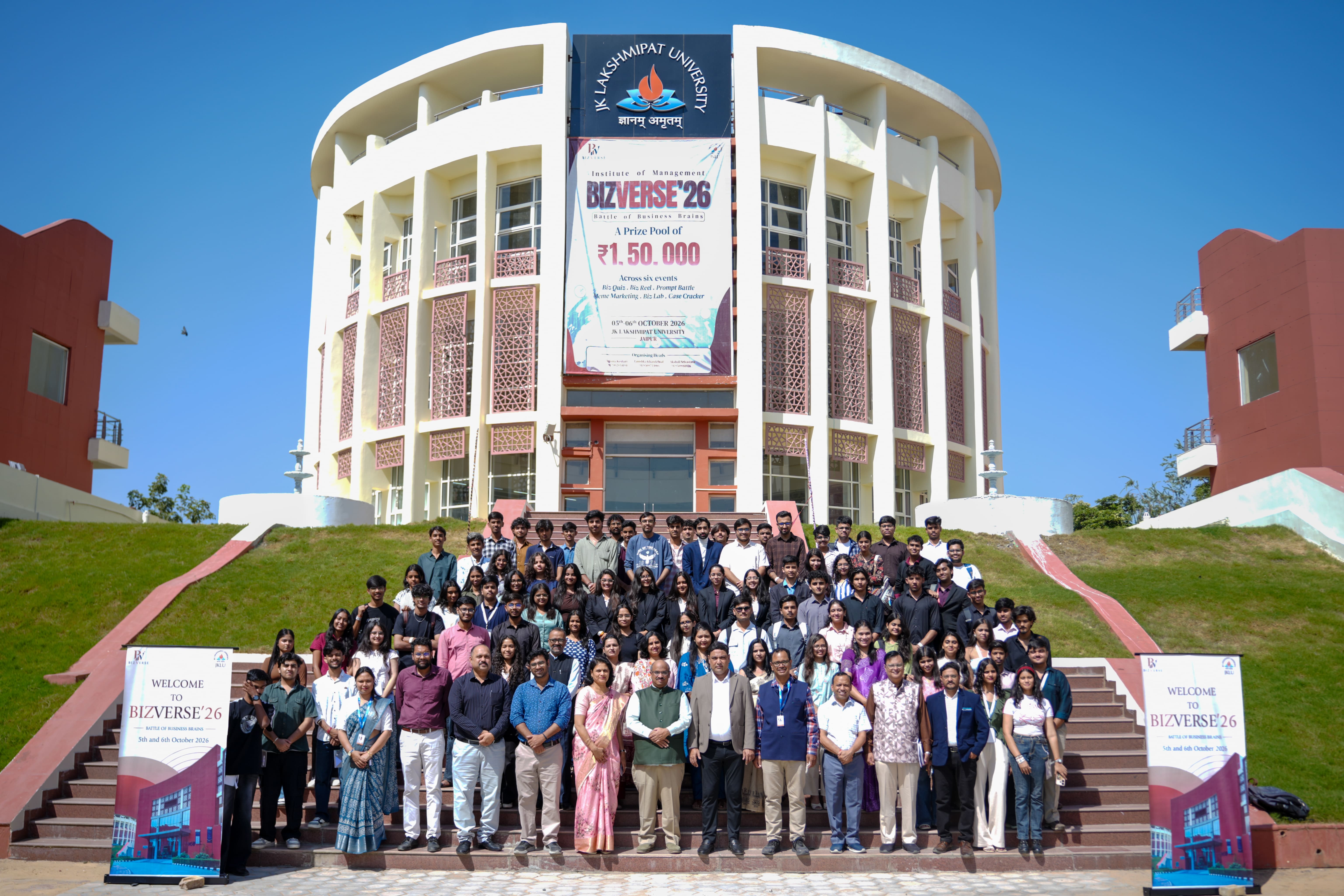 JKLU&rsquo;s BIZVERSE&rsquo;26 national management fest champions experiential learning, solving real-world problems