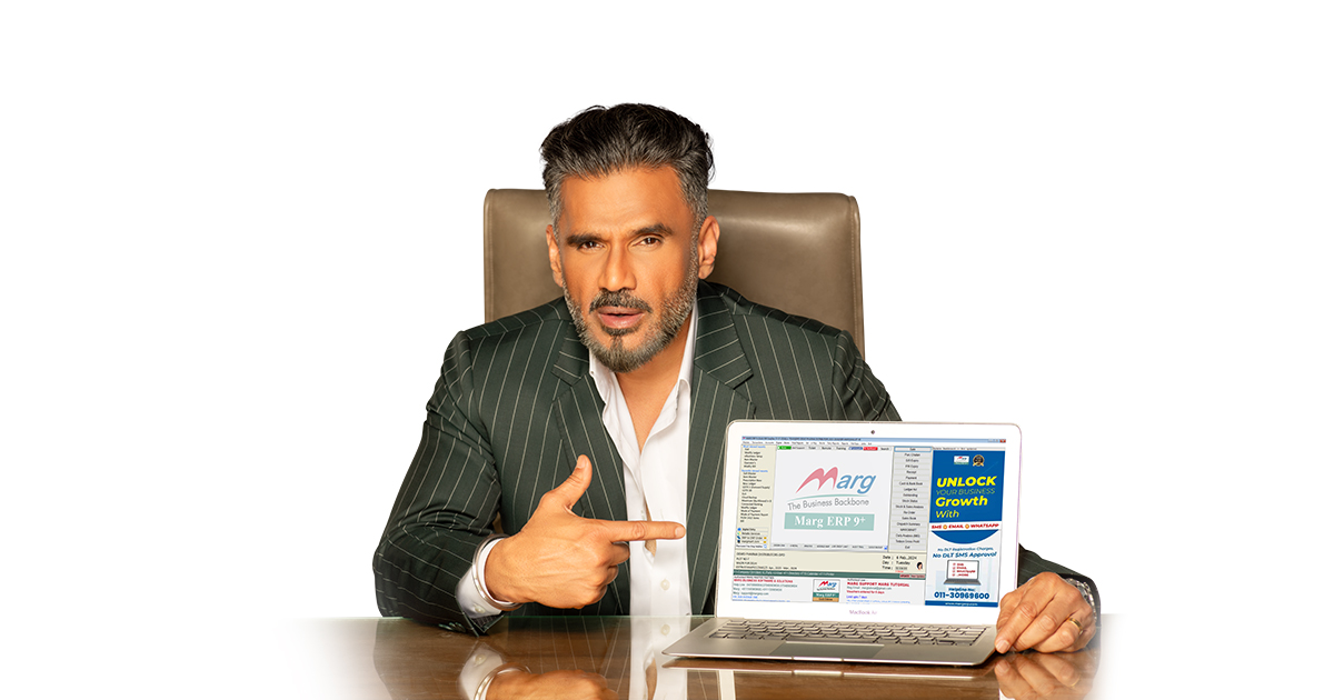 MARG ERP Signs Suniel Shetty as Brand Ambassador; Reinforces Its Leadership in Inventory & Accounting Software