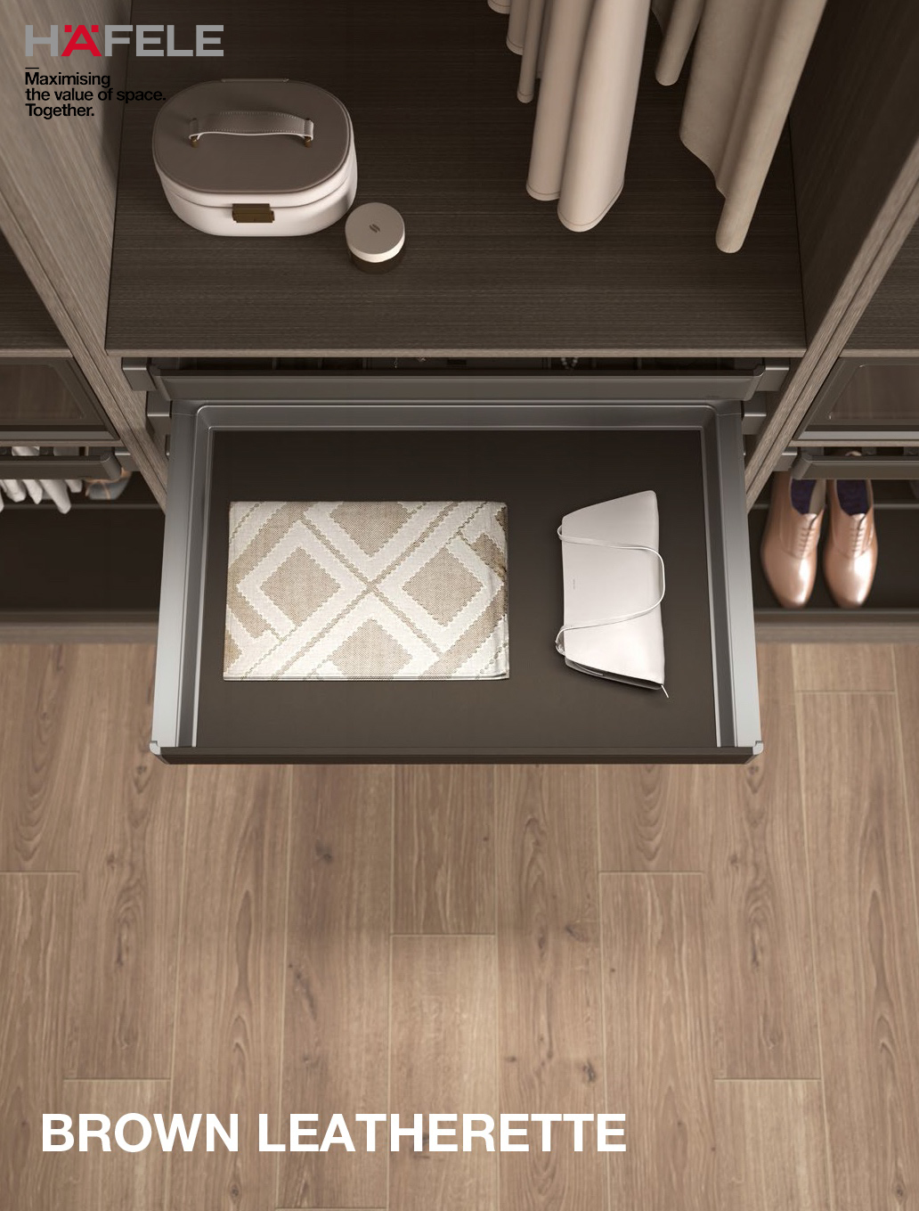 Bring Luxury and Organisation Together with Hafele&rsquo;s Eminence Wardrobe Accessories