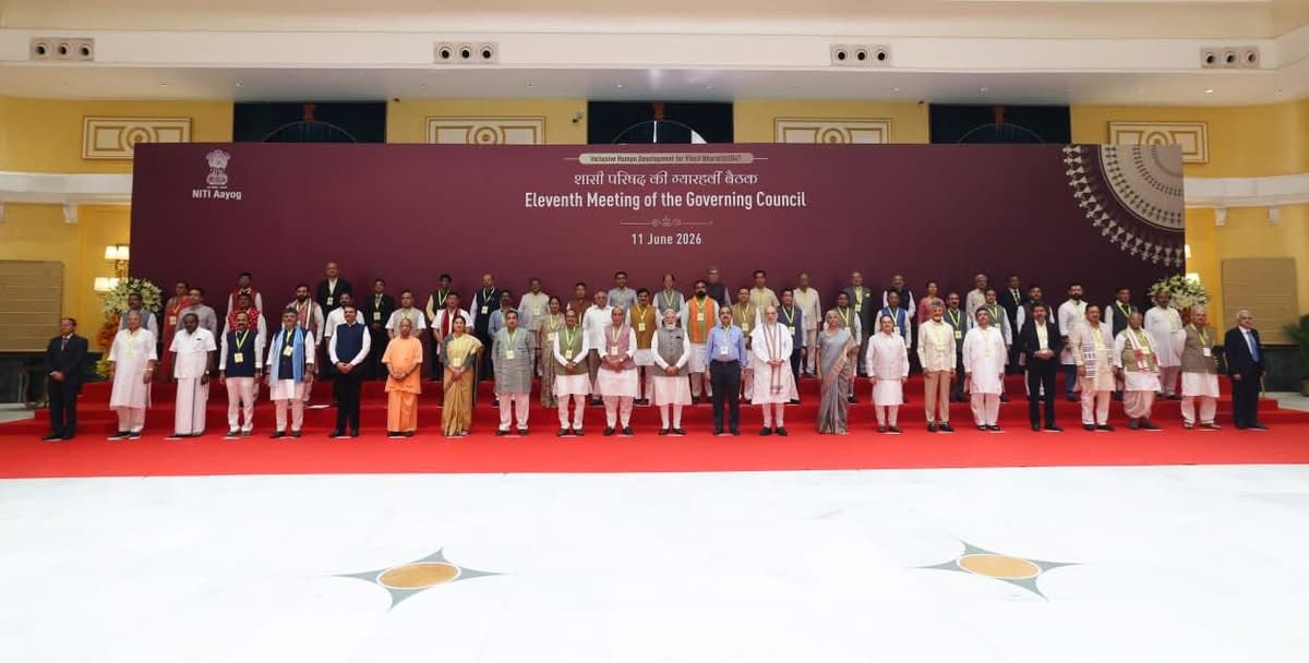 Chief Minister Attends NITI Aayog Governing Council Meeting, Highlights Sikkim’s Human Capital Achievements and Development Priorities