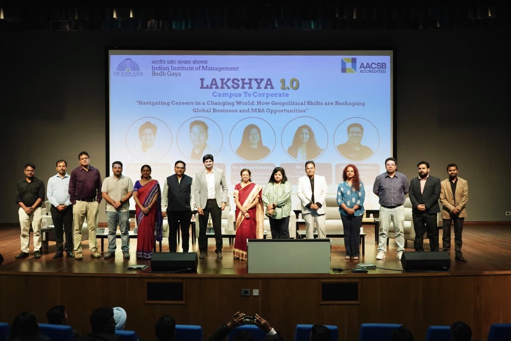 Lakshya 1.0 Brings Corporate Leaders and Future Managers Together at IIM Bodh Gaya
