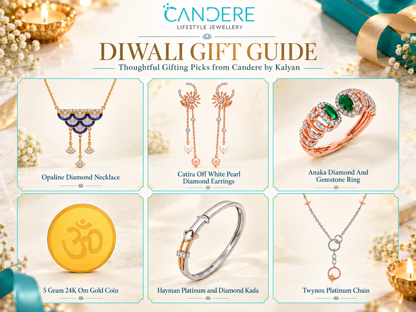 This Diwali, Say It with Candere: Thoughtful Gifting Picks from Candere by Kalyan