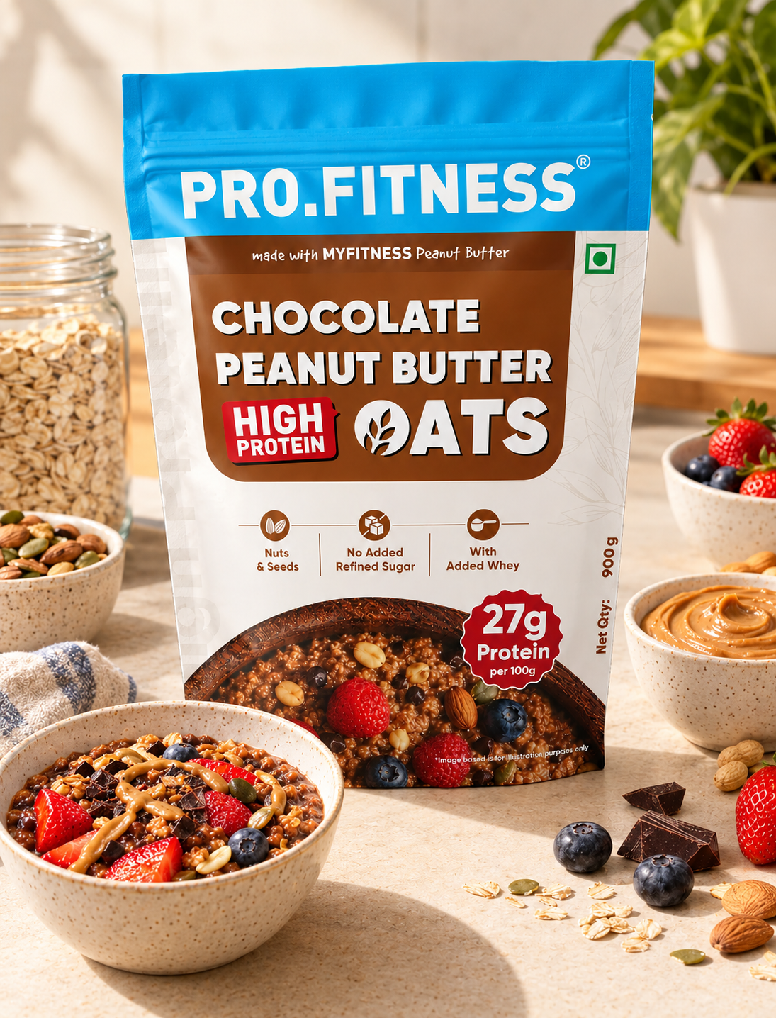 BRND.ME’s MYFITNESS Expands Breakfast Portfolio with Launch of PRO.FITNESS Chocolate Peanut Butter Oats