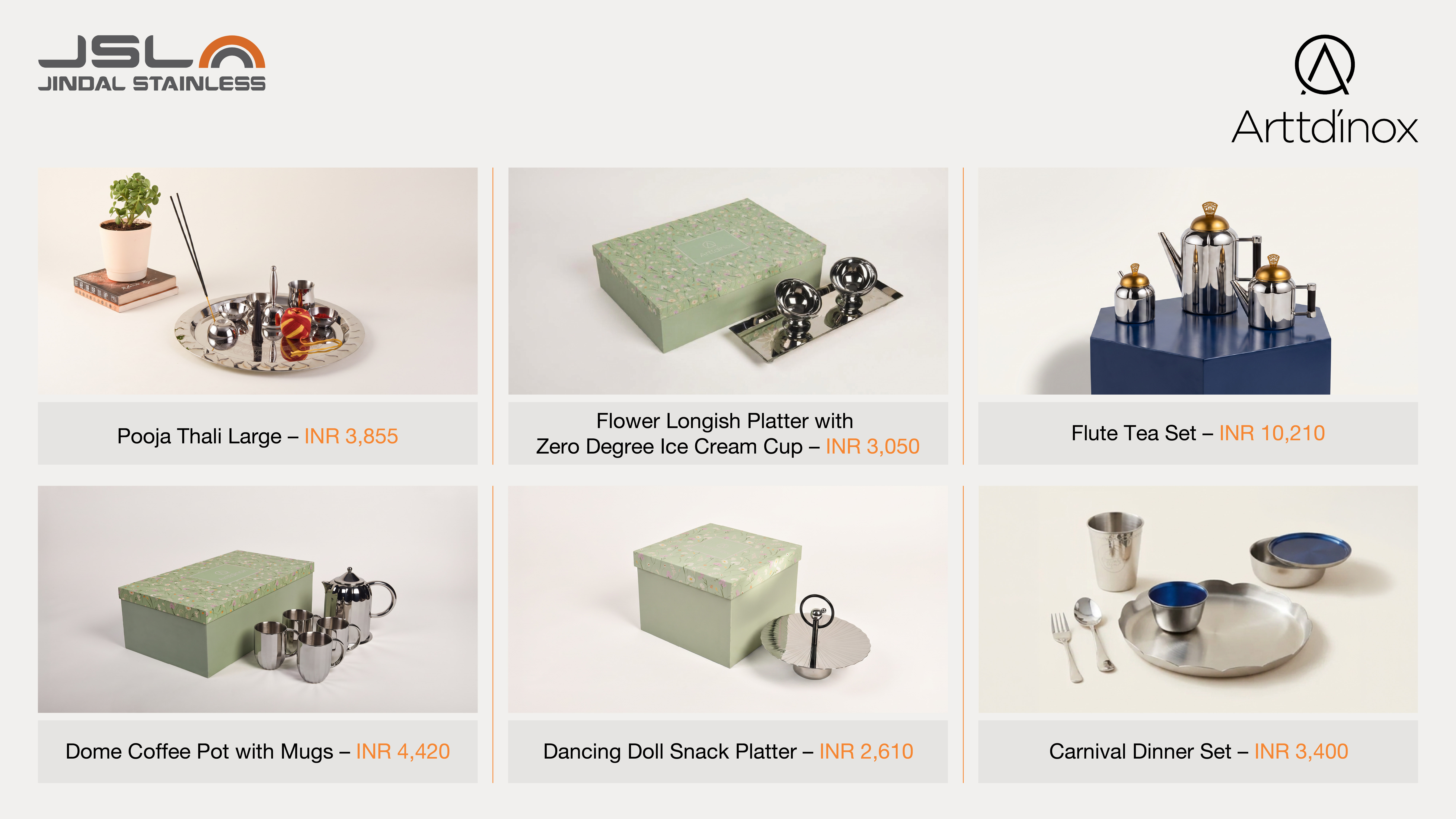 Arttd&rsquo;inox Curates a Festive Collection of Luxury Stainless Steel Gifts, Blending Art, Design and Everyday Elegance