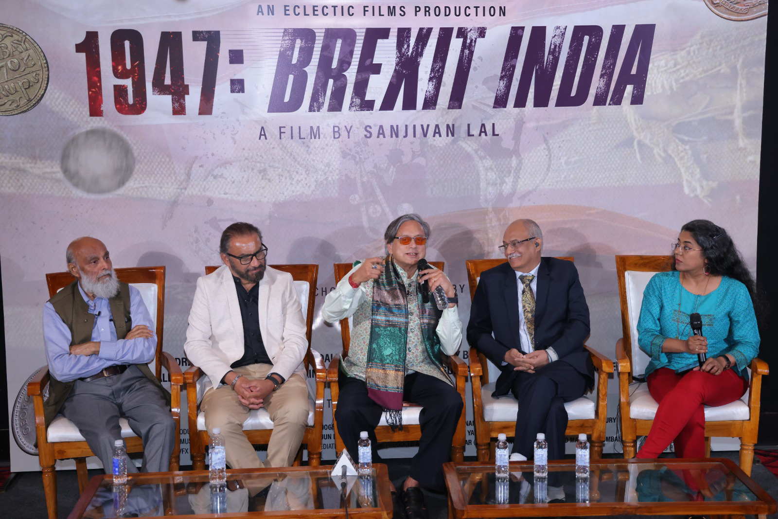 Featuring Shashi Tharoor, A documentary, Unravelling the Truth of Brexit 1947, screened in New Delhi